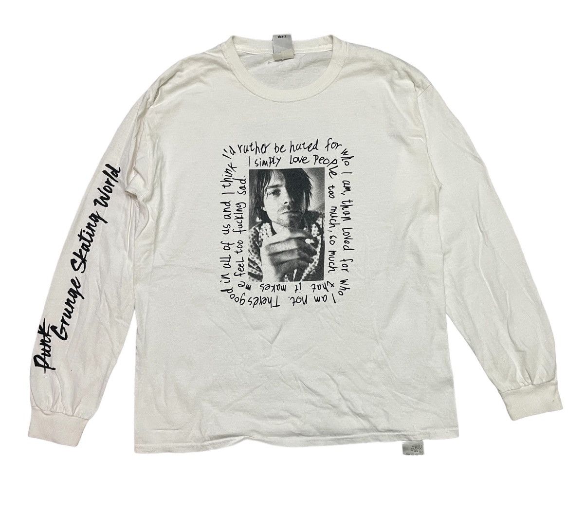 Japanese Brand KURT COBAIN X XGIRL LONG SLEEVE SHIRT Size US L / EU 52-54 / 3 - 1 Thumbnail