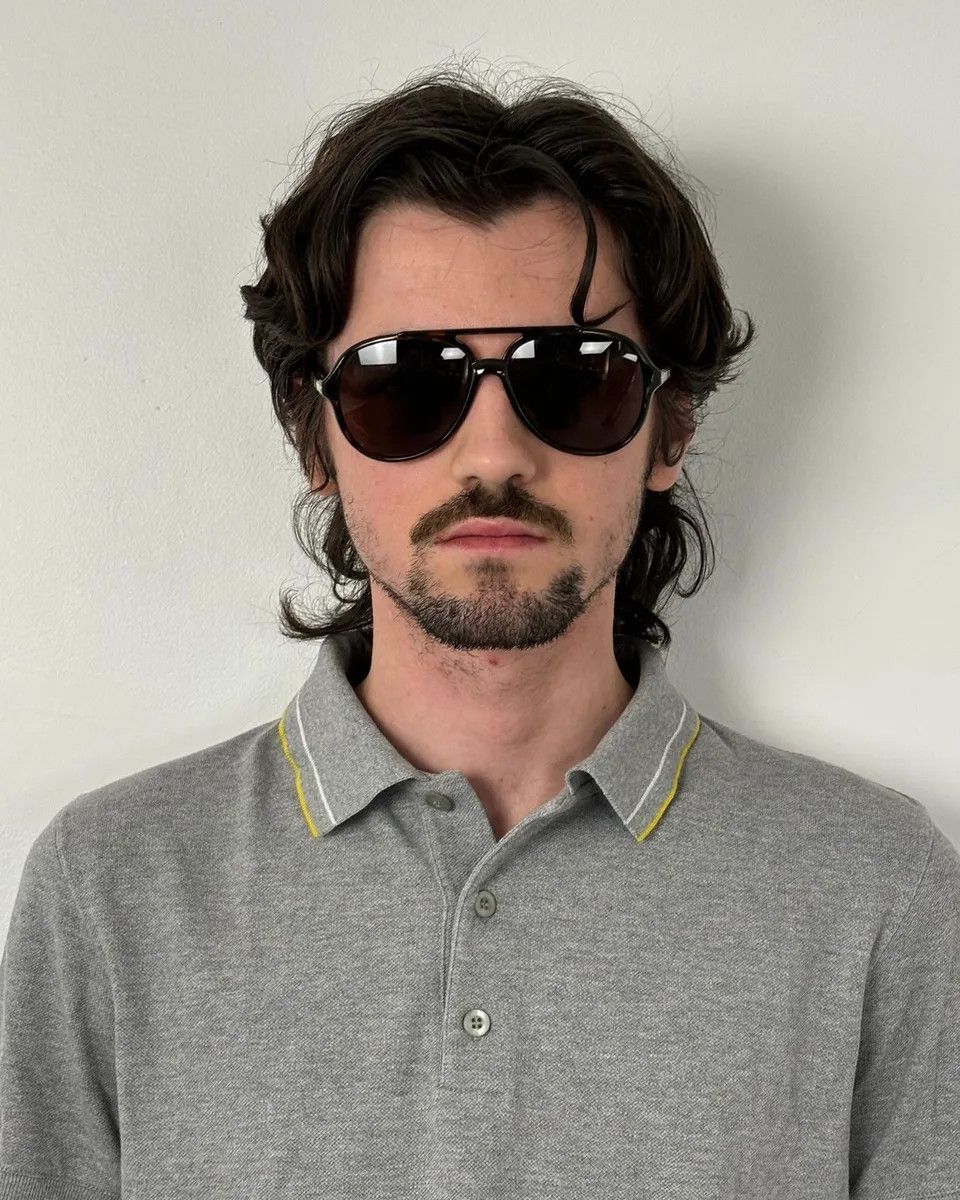 Dolce & Gabbana Dolce & Gabbana Brown Acetate Aviator Sunglasses Size ONE SIZE - 2 Thumbnail