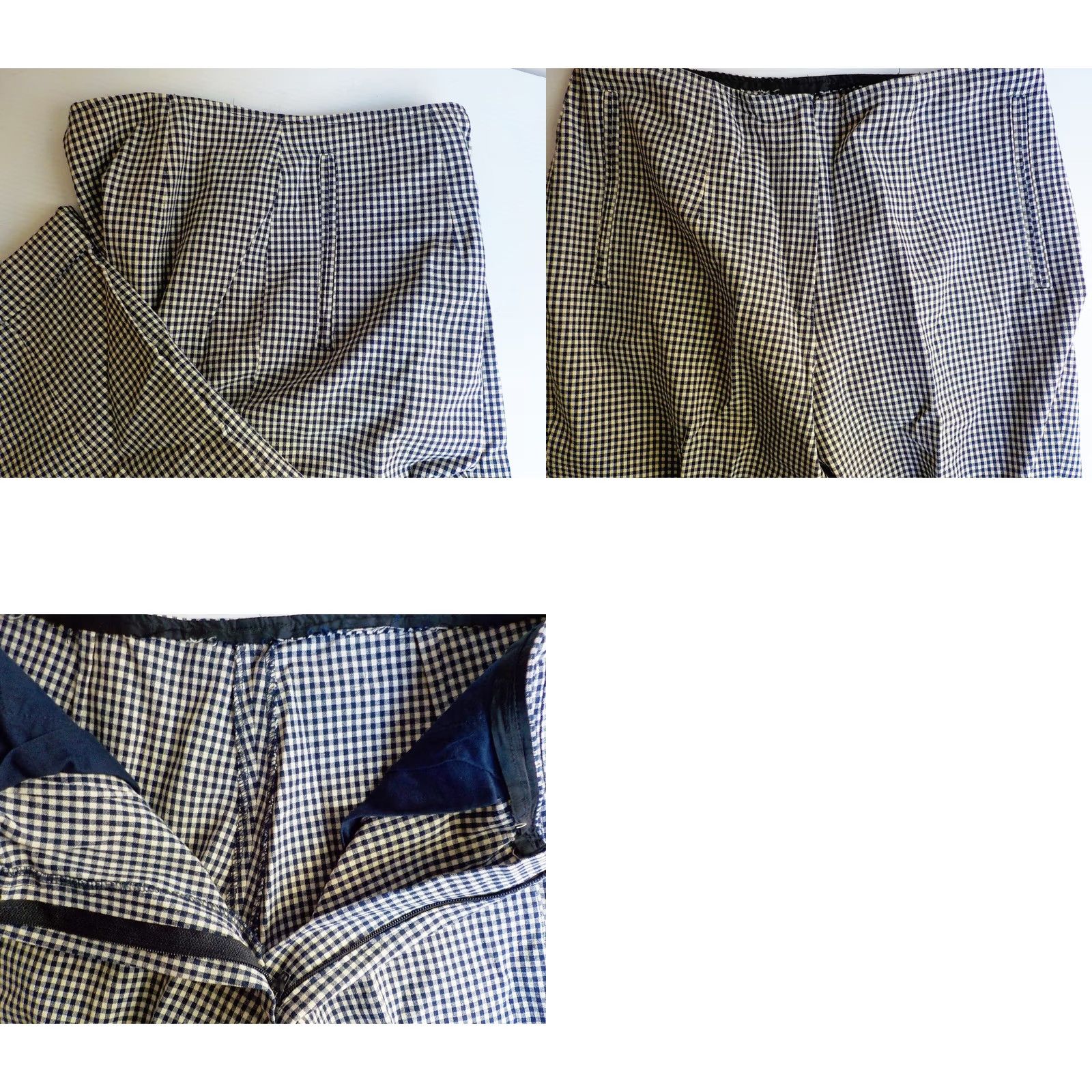 Les Copains Vintage Les Copains BLUE EAGLE Pantsuit Cotton Stretch 8 Ivory/Navy PANTS Waist 28 Inseam 27.5 - Great Condition Women Size 30" / US 8 / IT 44 - 8 Thumbnail