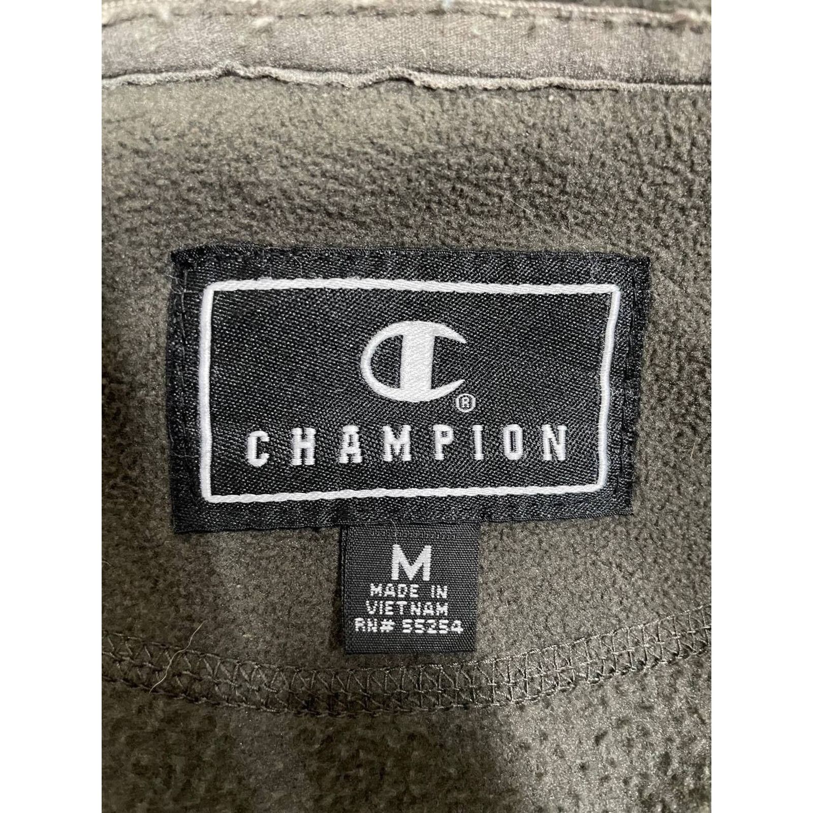 Champion Vintage Champion Full Zip Olive Green Fleece Jacket Size M Size US M / EU 48-50 / 2 - 9 Thumbnail