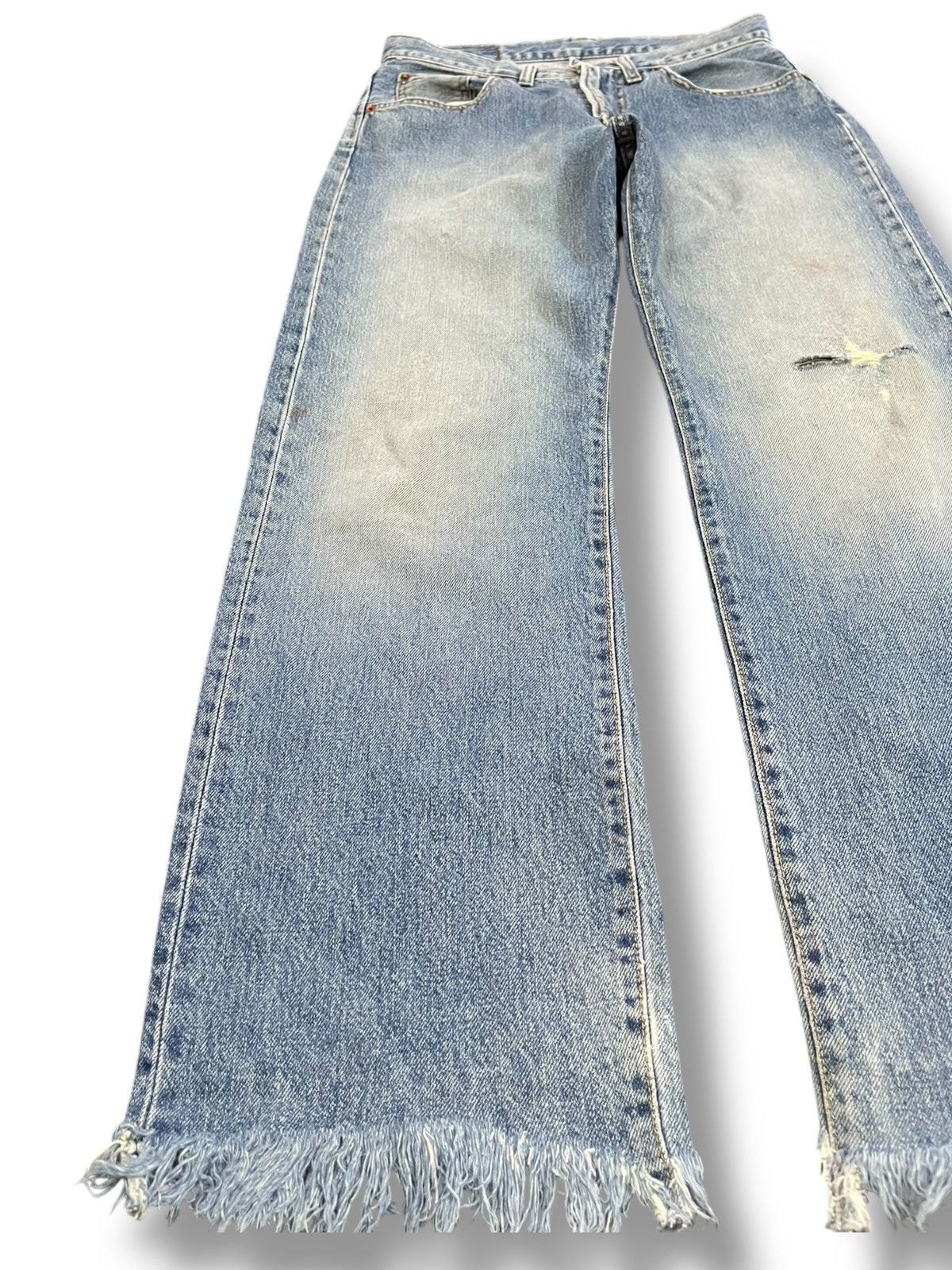 Jun Takahashi × Uniqlo Vintage Uniqlo Hairy Leg Mudwash Denim Size US 29 - 4 Thumbnail