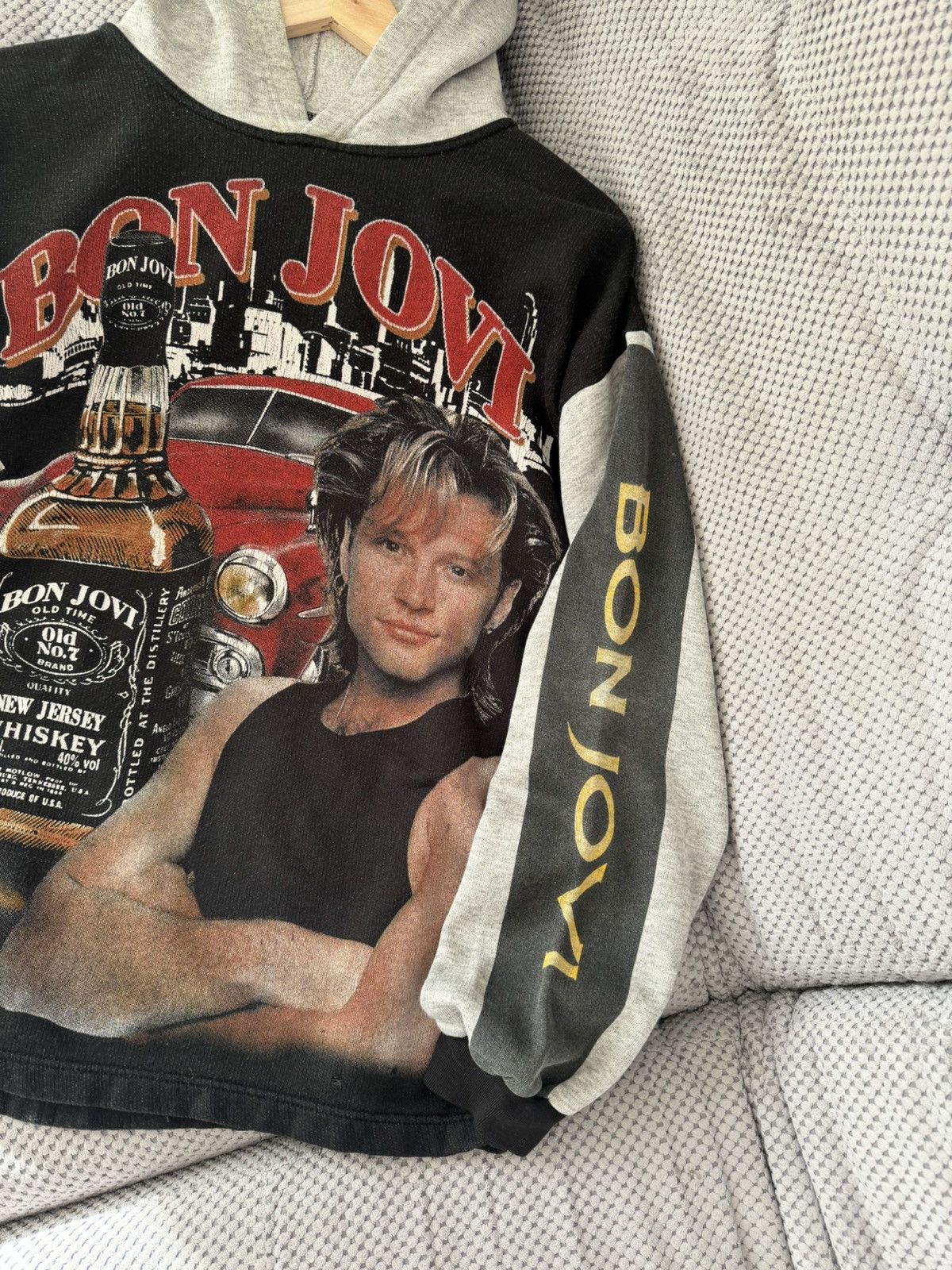 Bon Jovi Bon Jovi New Jersey Vintage 1990 Hoodie Size US M / EU 48-50 / 2 - 6 Thumbnail