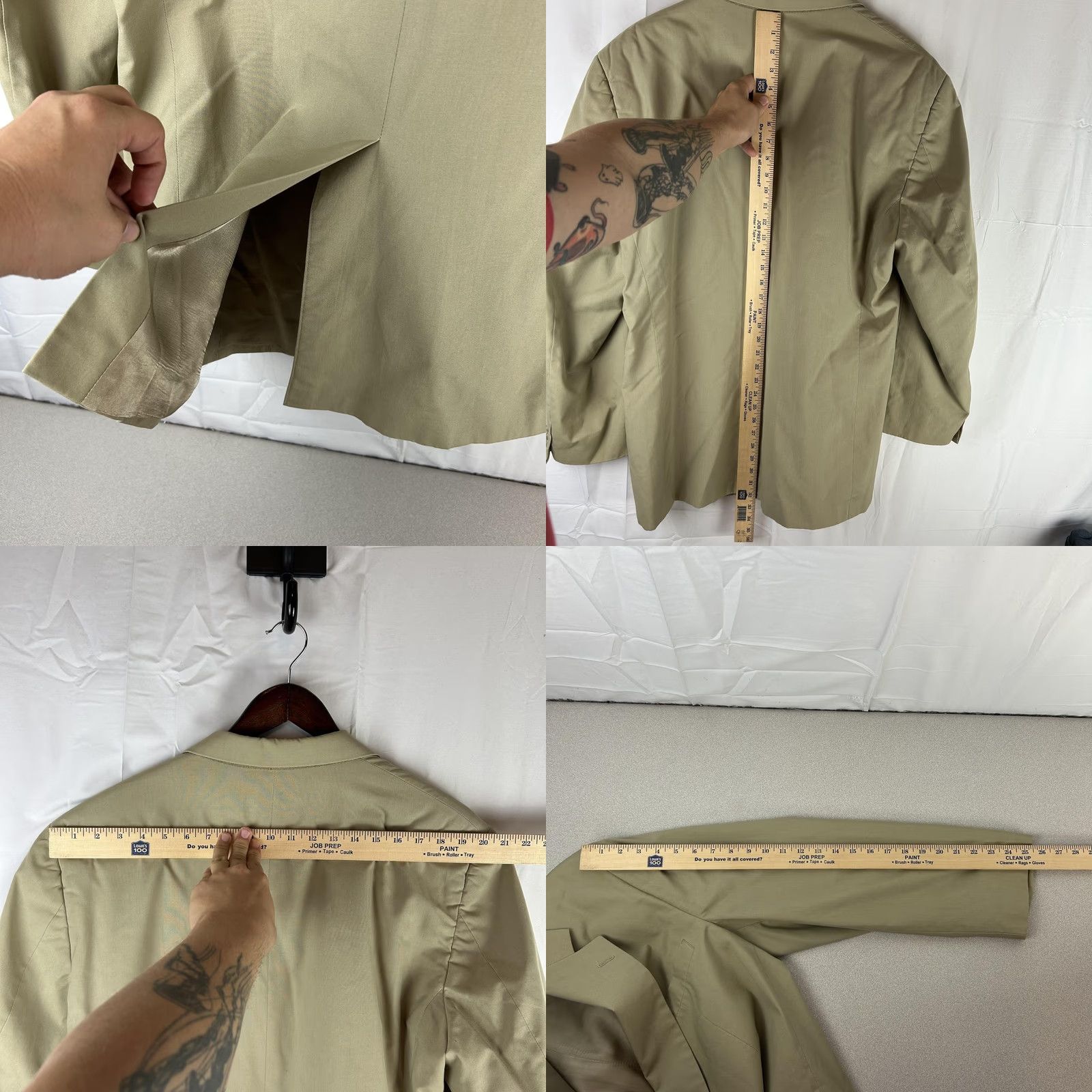 Brooks Brothers Brooks Brothers Blazer Mens 46L Khaki Tan Sport Coat Two Button Made in USA Shirt Jacket Mens Blazer 2 Button Notch Lapel USA 2 Piece Size 46R - 9 Thumbnail