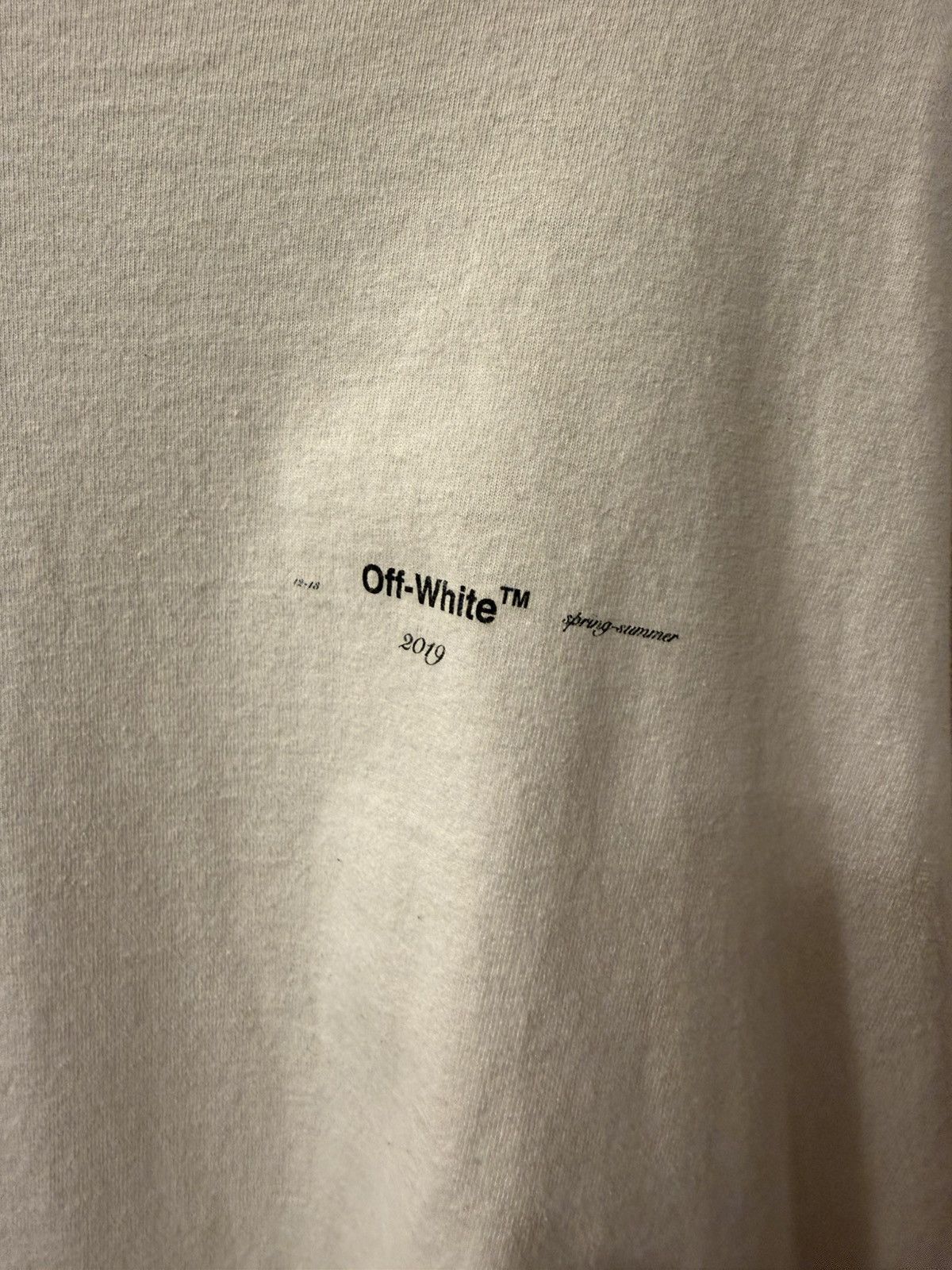 Off-White Painting arrows white tee Size US S / EU 44-46 / 1 - 5 Thumbnail