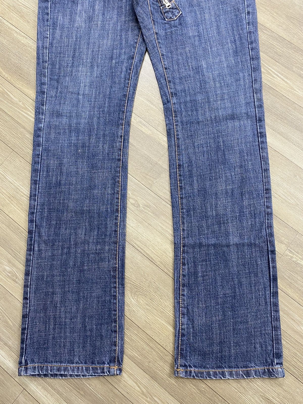 CABANE de ZUCCa Archive Cabane de Zucca Zip Fly Asymmetric Bootcut Jeans Size US 32 / EU 48 - 3 Thumbnail