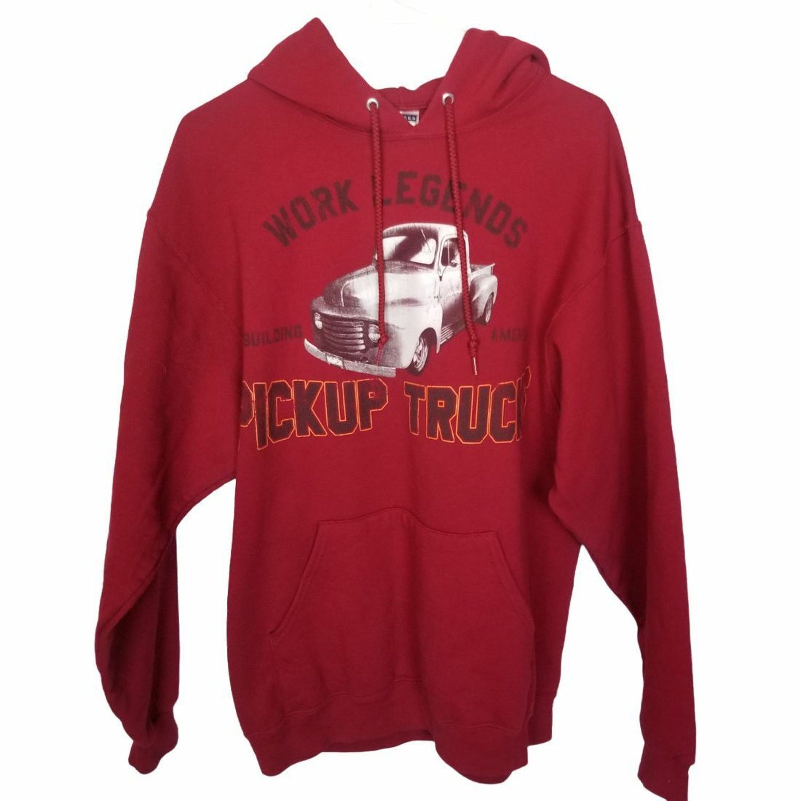 Jerzees Jerzees Nublend Work Legends Pickup Truck Hoodie Sweatshirt Size US L / EU 52-54 / 3 - 1 Thumbnail
