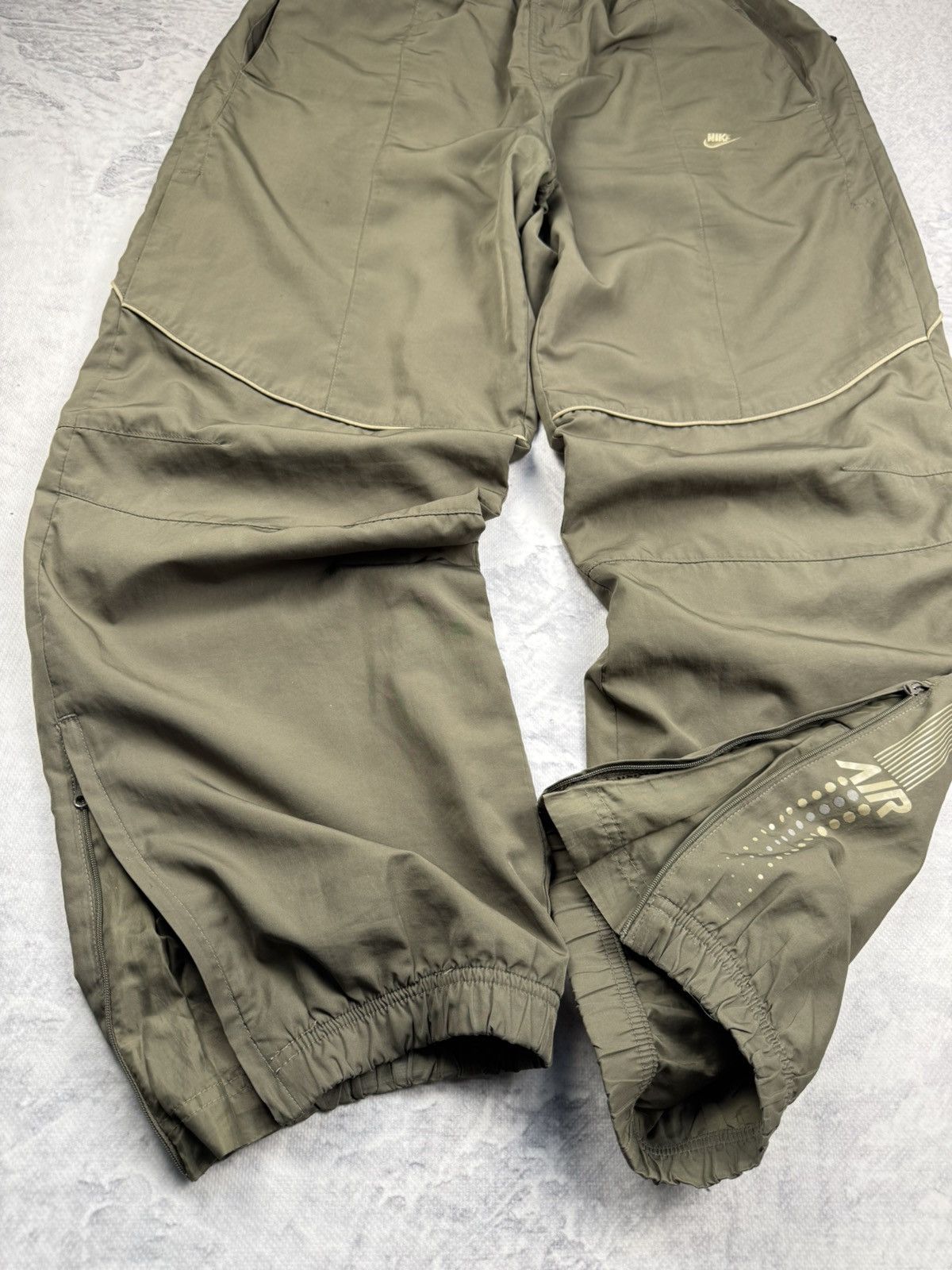 Nike × Vintage NIKE AIR MAX VINTAGE BASIC LOGO OVERSIZE BAGGY PANTS Size US 34 / EU 50 - 4 Thumbnail