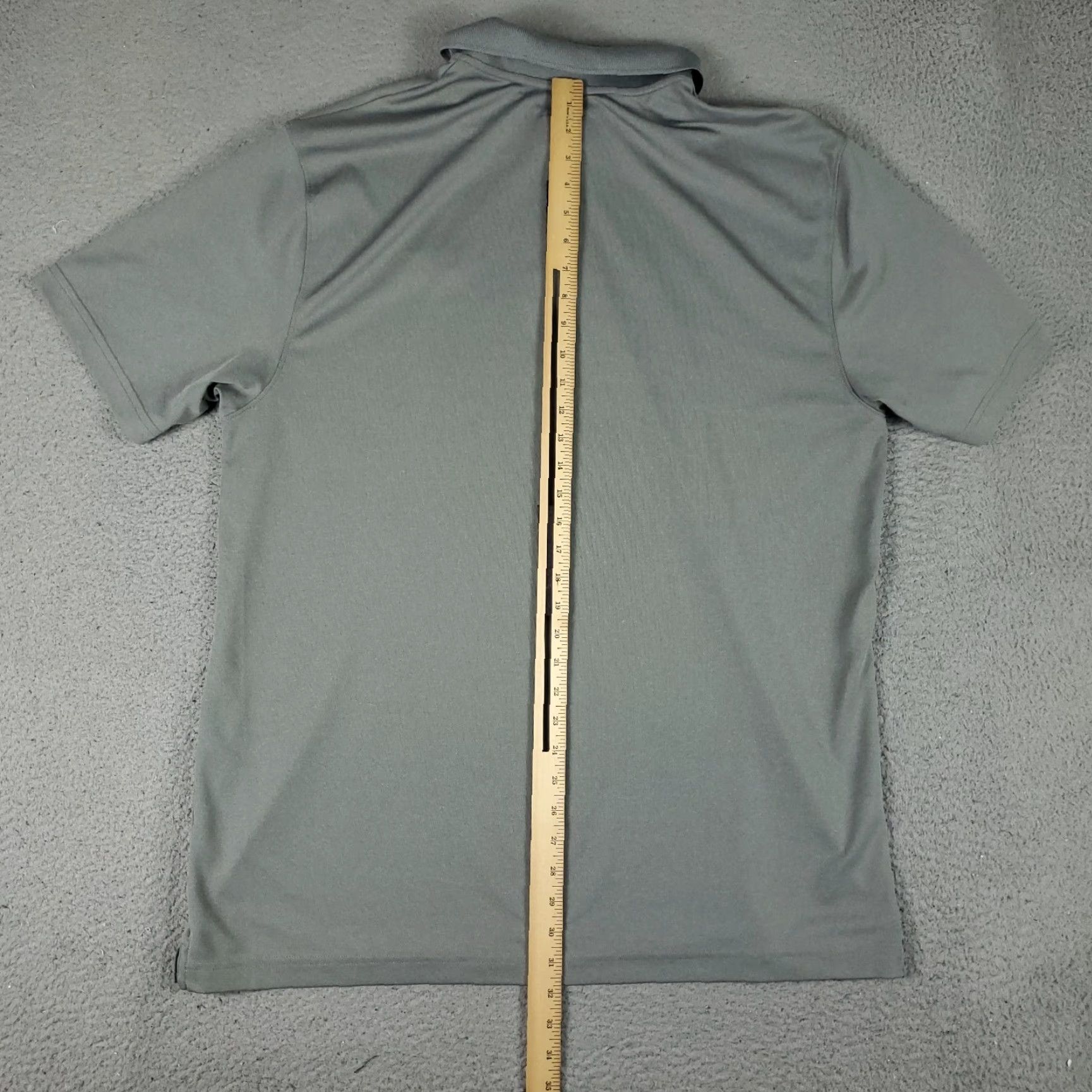 Under Armour Under Armour Polo Shirt Mens 2XL Gray Solid Short Sleeve Collared Button Golf Casual Polo Shirt Mens Gray 2XL Under Armour Size US XXL / EU 58 / 5 - 5 Thumbnail