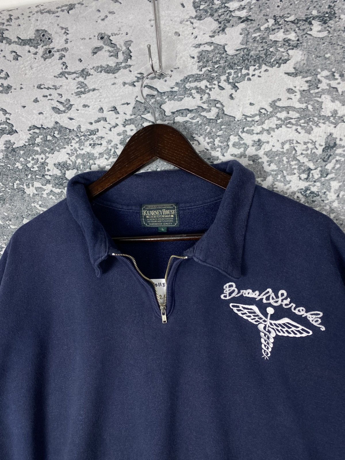 Designer Vintage Kearney House Halfzipper Boxy Sweatshirts Size US L / EU 52-54 / 3 - 6 Thumbnail