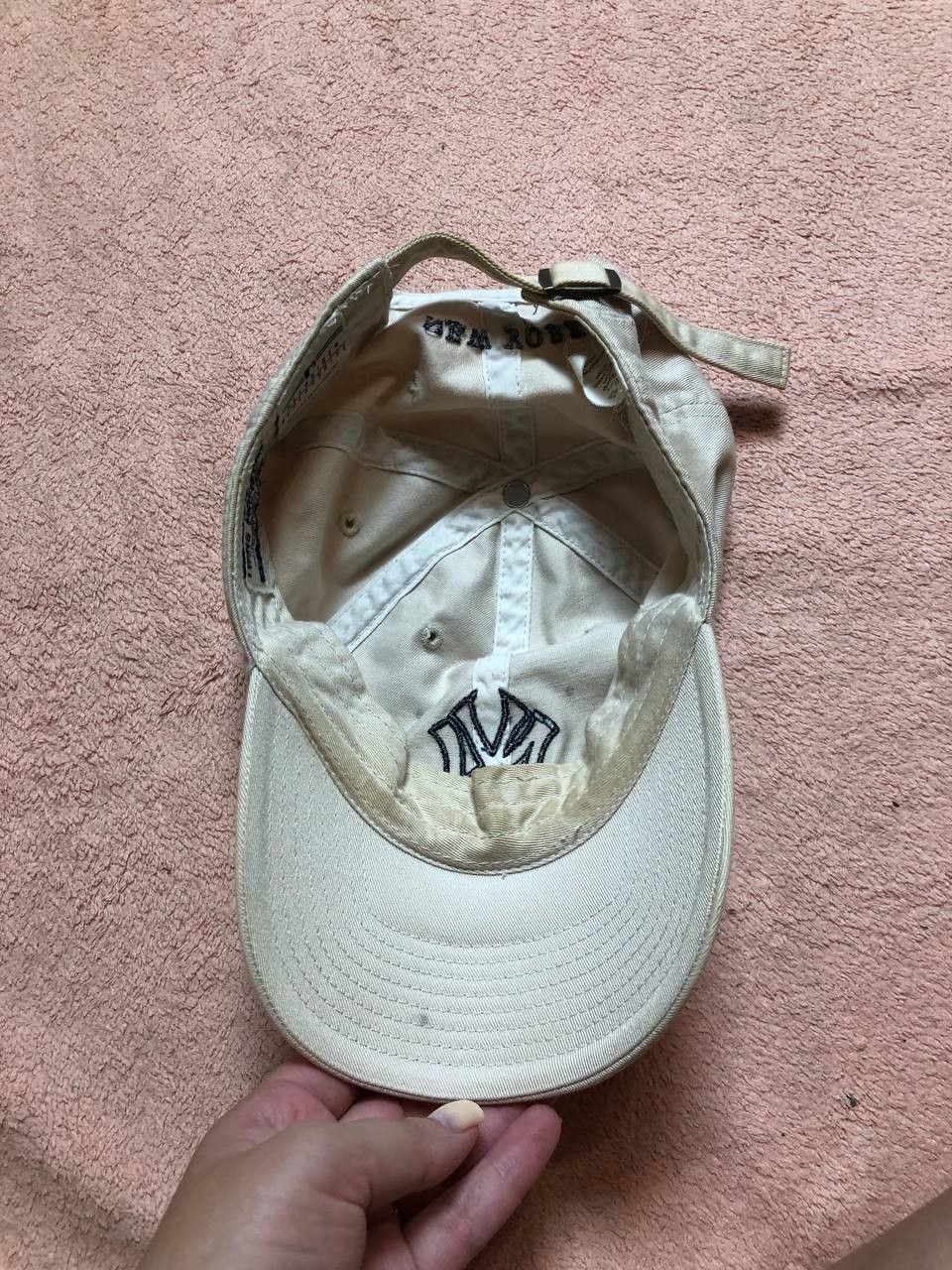 New York Yankees Cap big logo Y2K Vintage Hats New York Yankees streetwear Size ONE SIZE - 20 Thumbnail