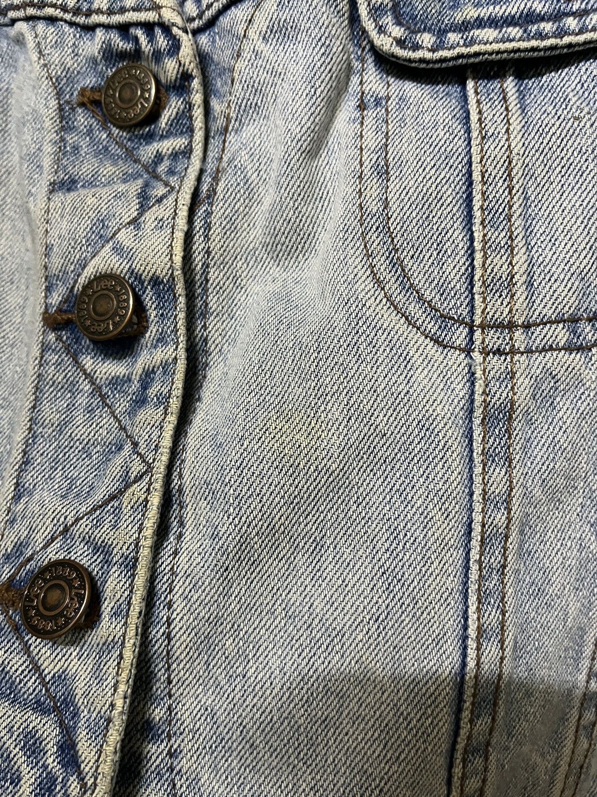 Lee 80s Lee Denim Vest 🇺🇸 Size S / US 4 / IT 40 - 5 Thumbnail