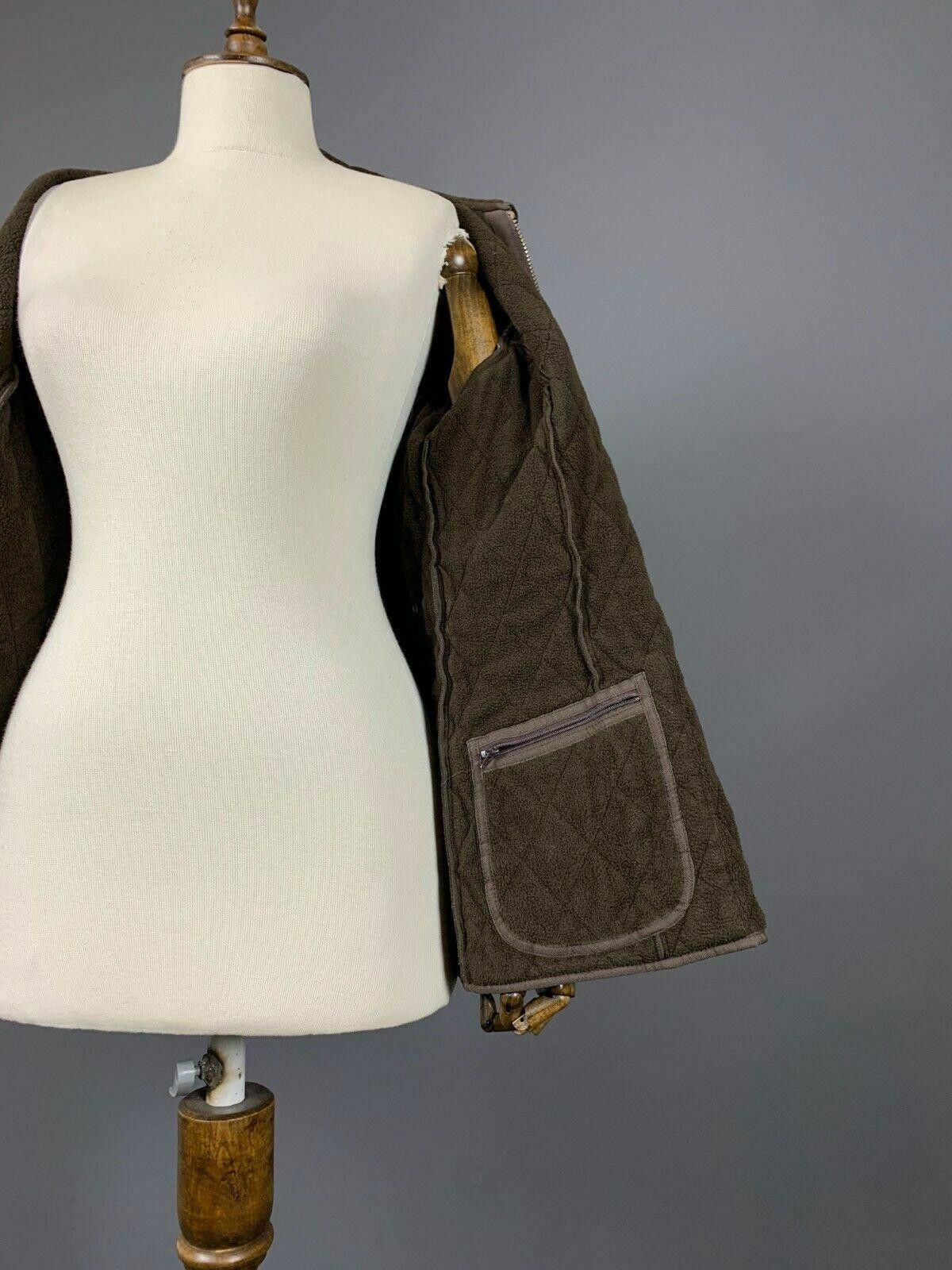 Barbour Ladies Barbour Brown Quilted Jacket Size UK 14 USA 10 Size L / US 10 / IT 46 - 11 Thumbnail