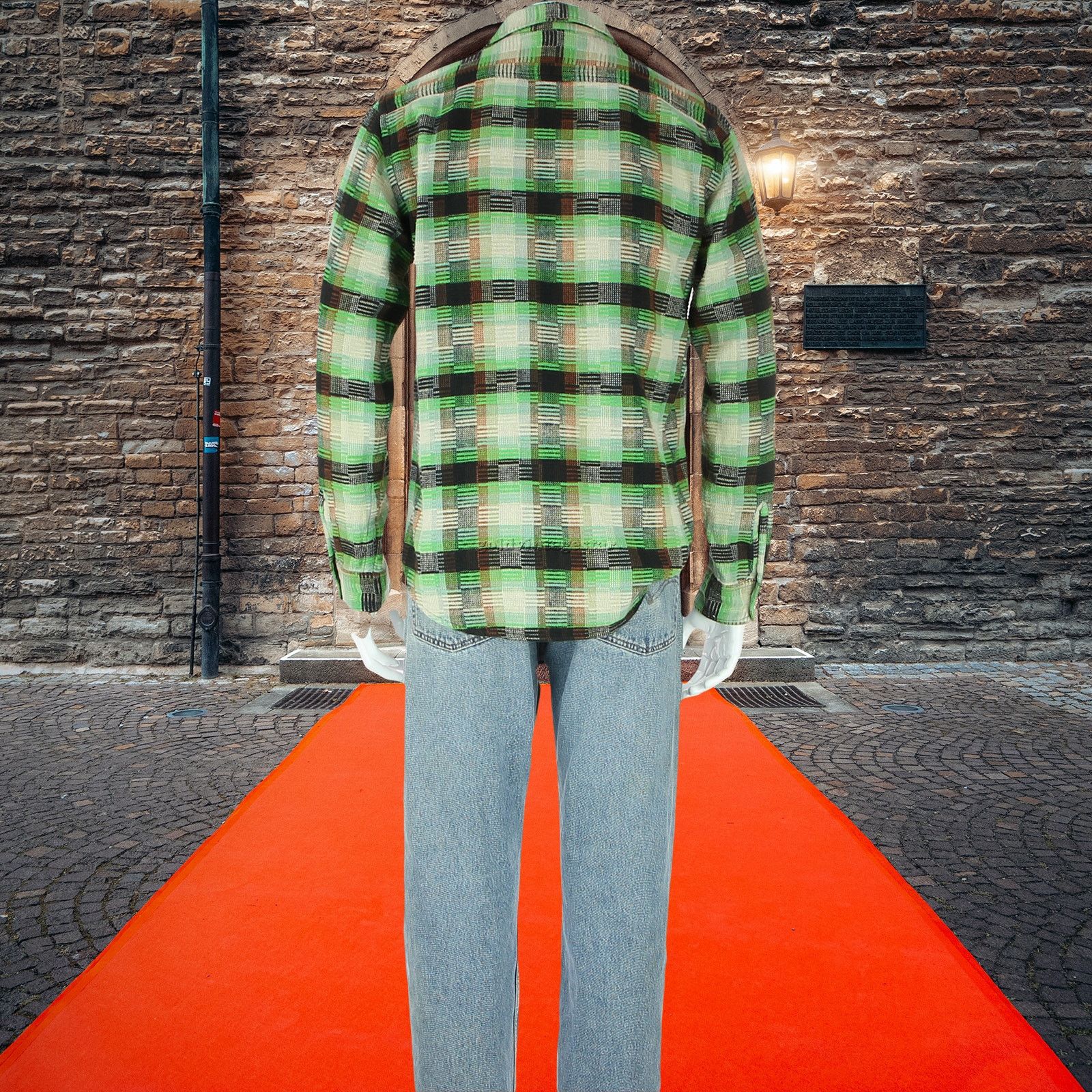Other Men's Generic Youth Plaid Flannel Button Down Shirt M Size US M / EU 48-50 / 2 - 4 Thumbnail