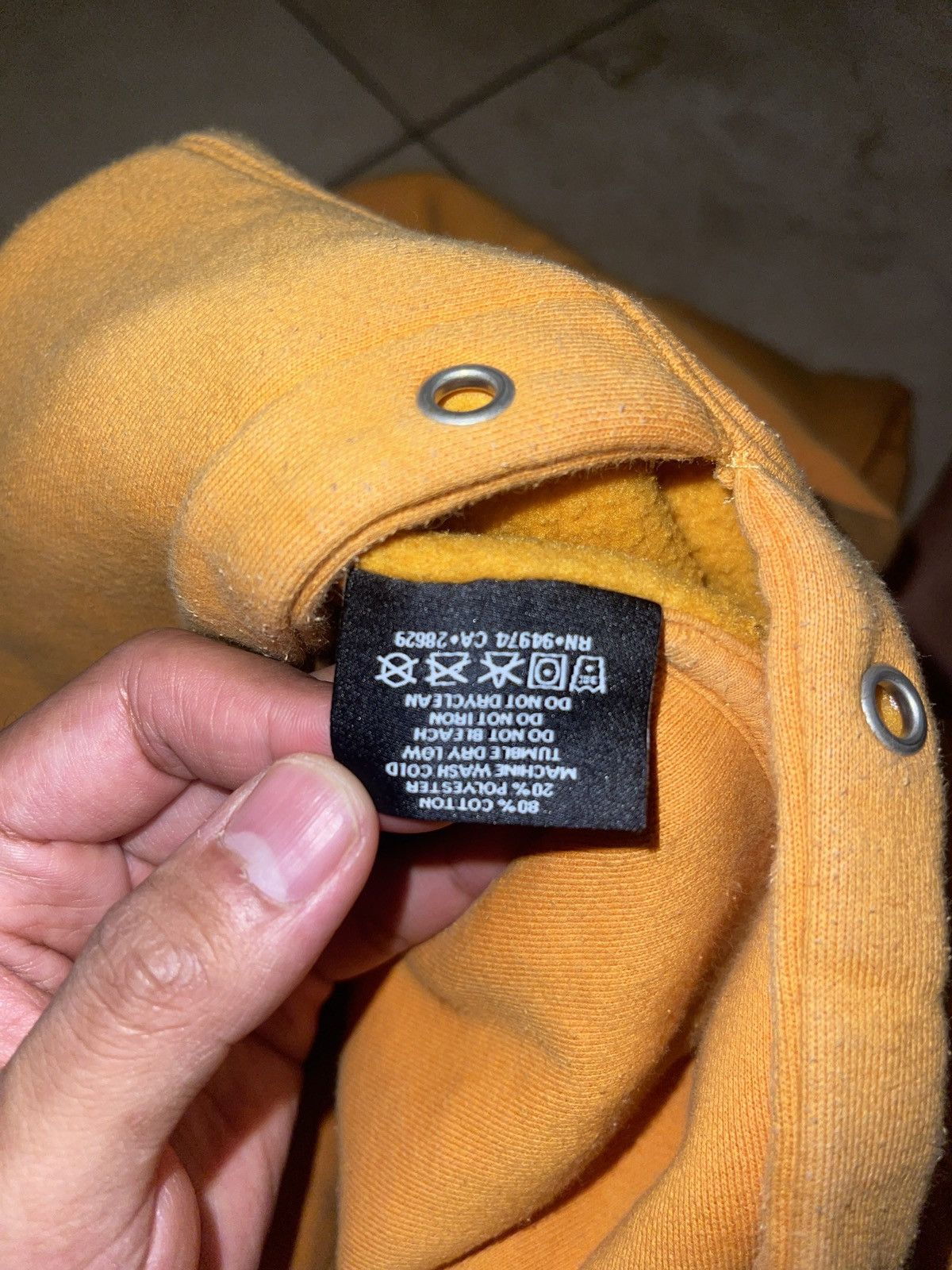 Stussy Orange Stussy Hoodie Size US L / EU 52-54 / 3 - 4 Thumbnail
