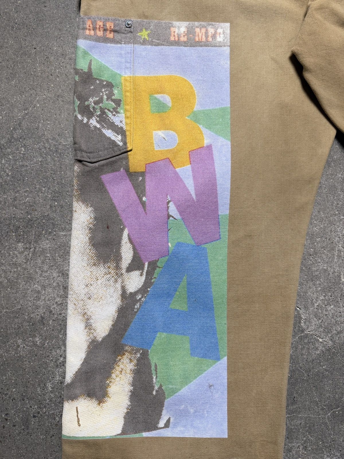Better With Age Better With Age Knucklehead Double Knee Carhartt Pants Khaki Size US 33 - 8 Thumbnail