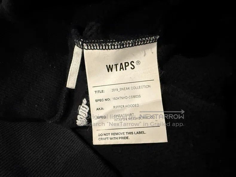 Wtaps Wtaps New Year's Day limited-edition bone-colored hoodie Size US L / EU 52-54 / 3 - 7 Thumbnail