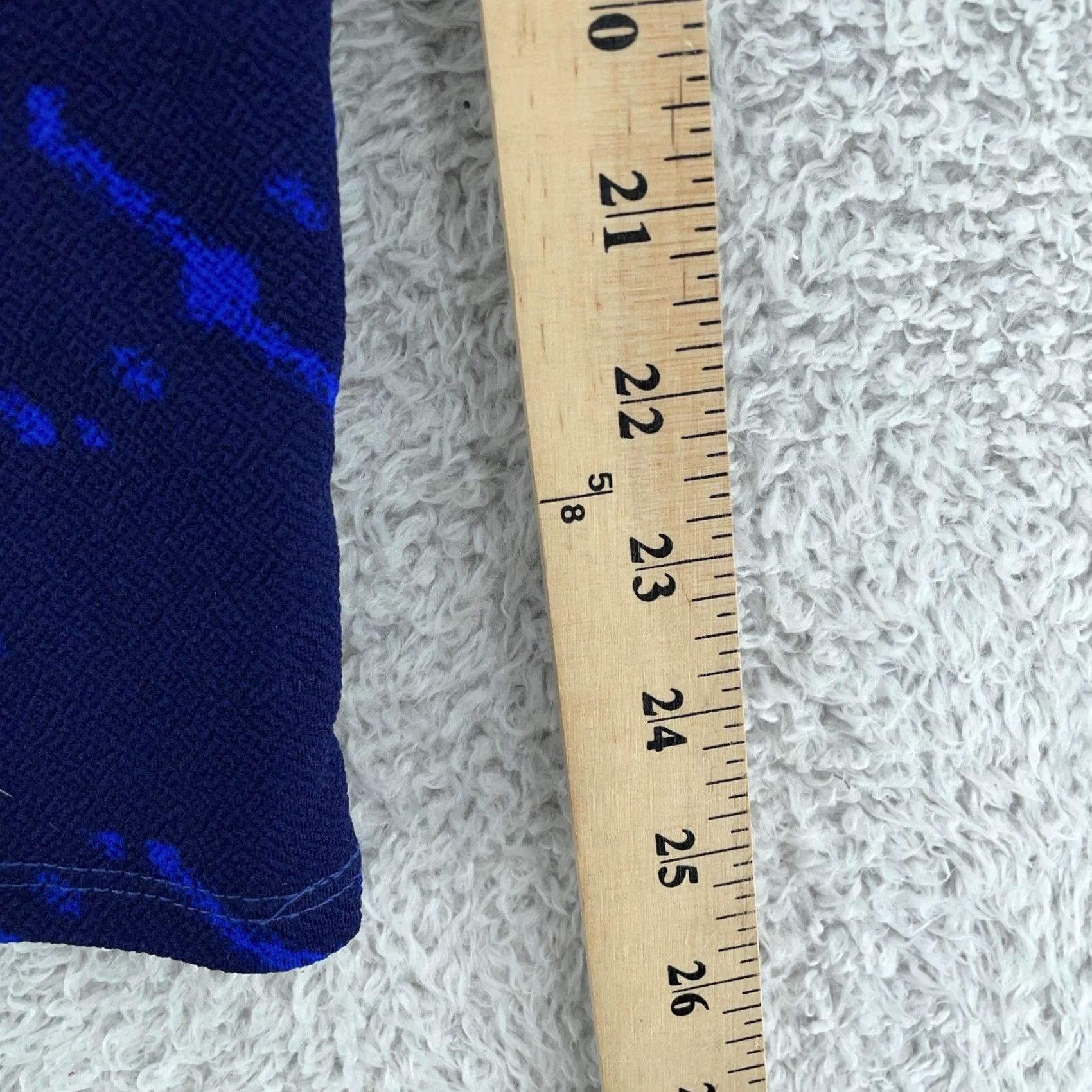 Vintage LuLaRoe Skirt Pencil Womens XL Navy Blue Geometric Pull On Stretch Knee Length Elastic Waist Casual Business Spring 90s? Size 40" / US 18 - 4 Thumbnail