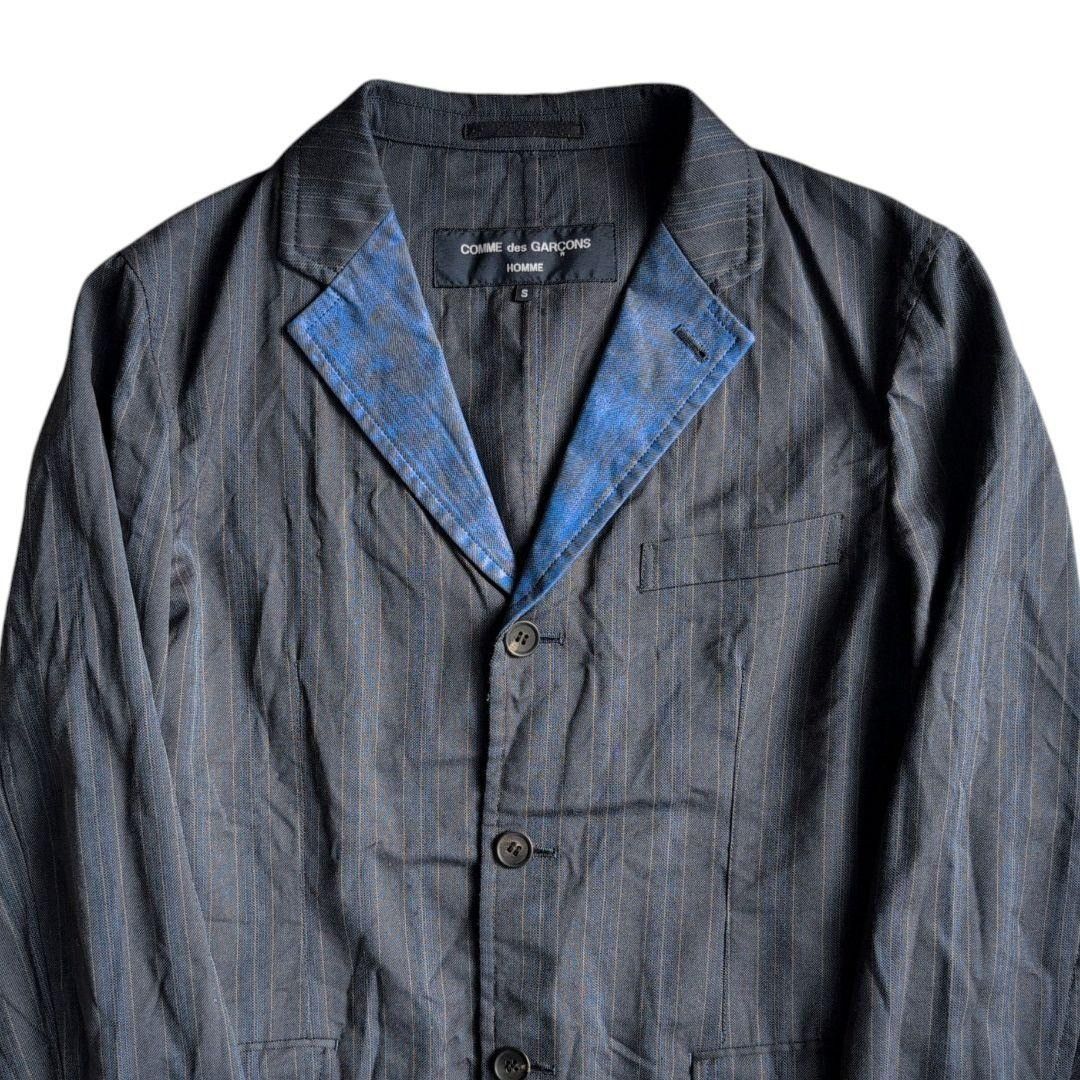 Comme des Garcons Homme COMME des GARÇONS HOMME 2004AW Striped 3B Tailored Jacket S Size US S / EU 44-46 / 1 - 4 Thumbnail