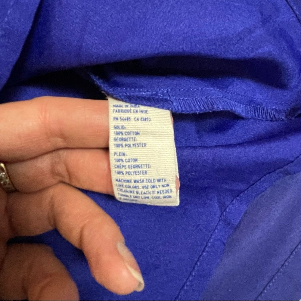 American Eagle Outfitters American Eagle Outfitters Royal Blue Sleeveless Cotton Mini Size XXS / US 00 / IT 34 - 6 Thumbnail