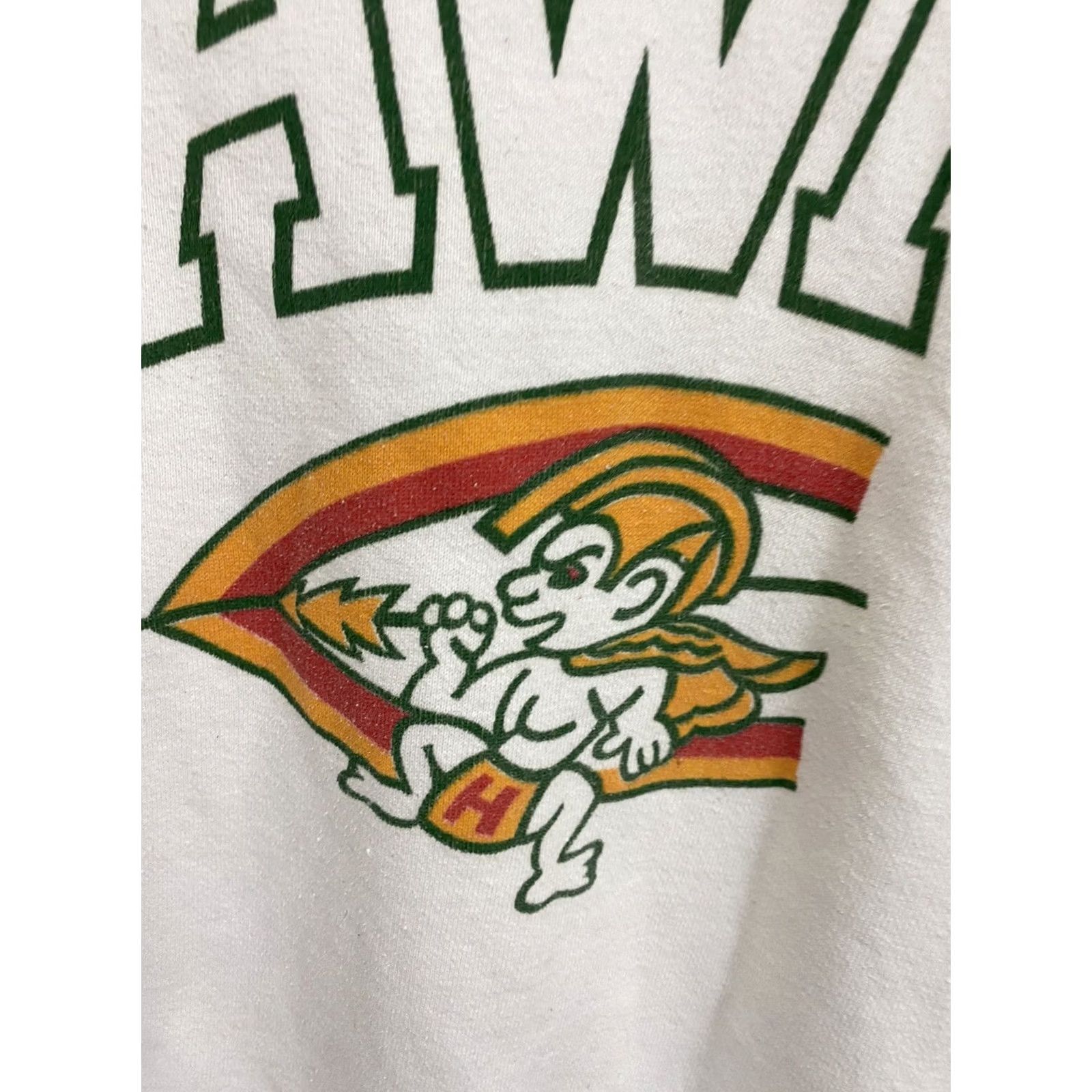 Rainbow VTG 70s 80s Hawaii Rainbow Warriors Manoa Old Logo Sweatshirt Crewneck XL White Men RARE Size US XL / EU 56 / 4 - 3 Thumbnail