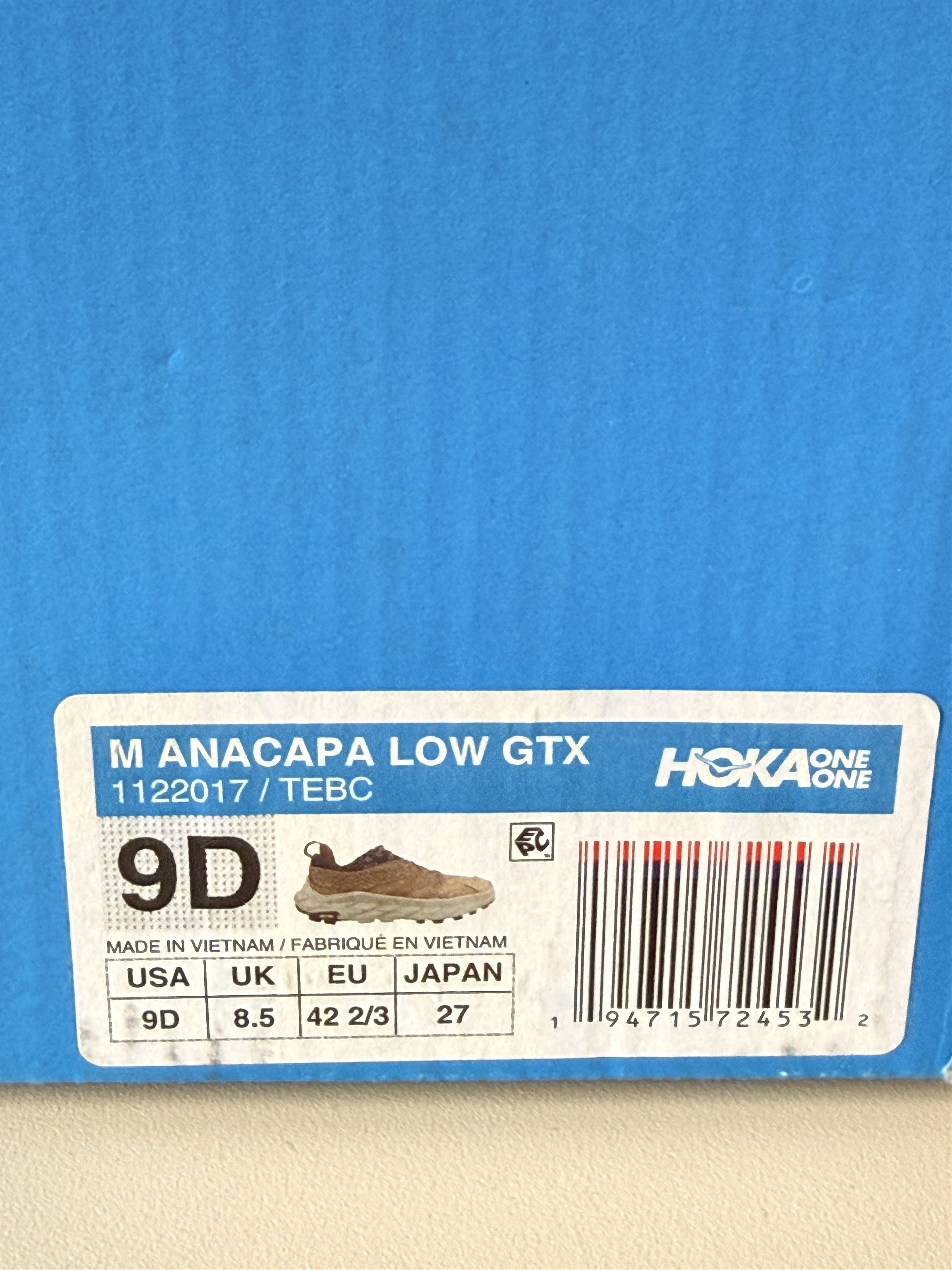 Hoka HOKA ANACAPA LOW GTX Tiger's Eye 9D Size US 9 / EU 42 - 3 Thumbnail