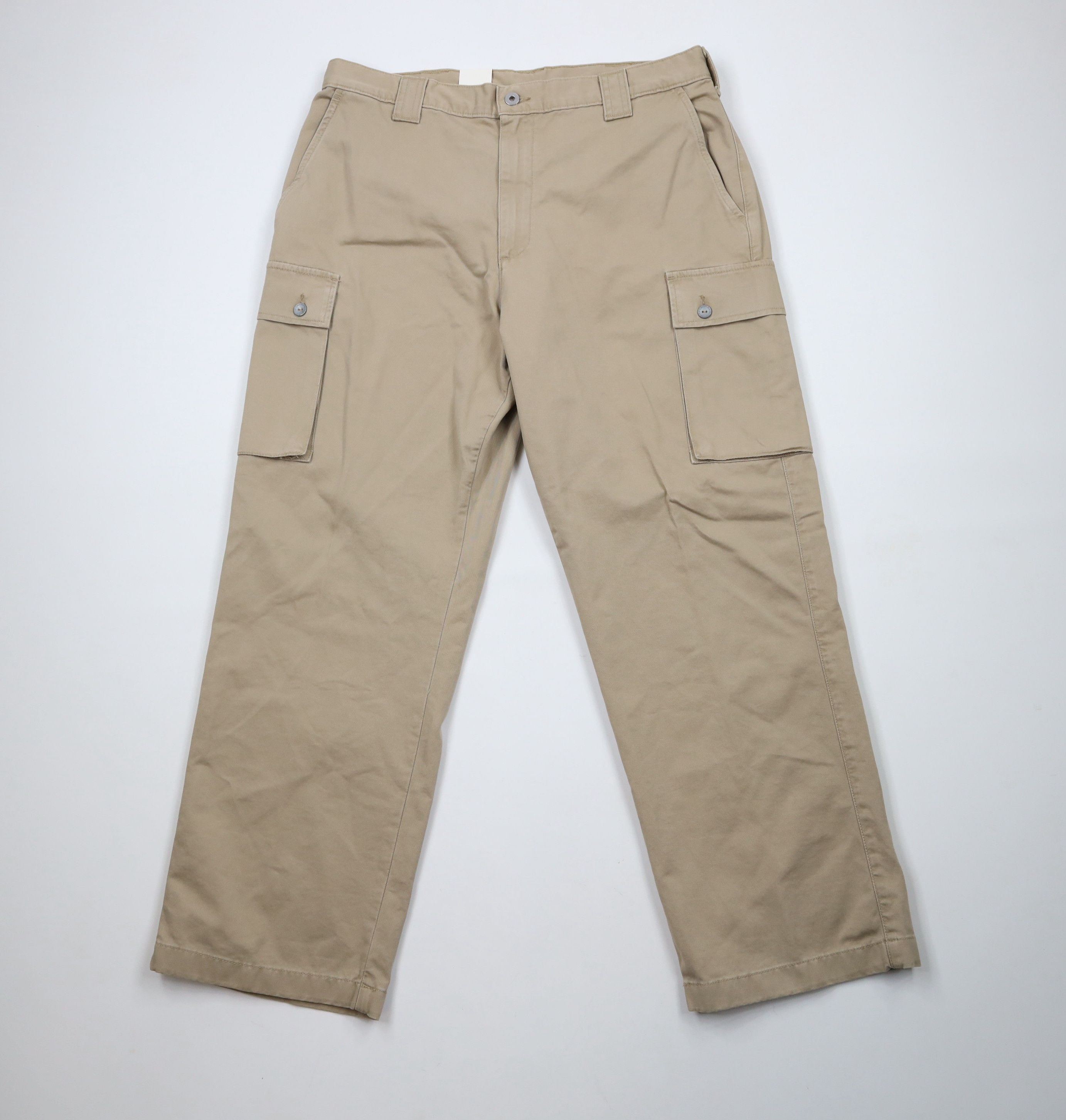 Calvin Klein × Vintage Deadstock Vintage 90s Calvin Klein Wide Leg Cargo Pants USA Size US 36 / EU 52 - 1 Thumbnail