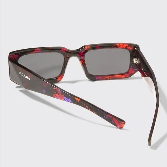Prada New - Prada PR 06YSF 06V5S0 Rectangle Sunglasses Size ONE SIZE - 8 Thumbnail