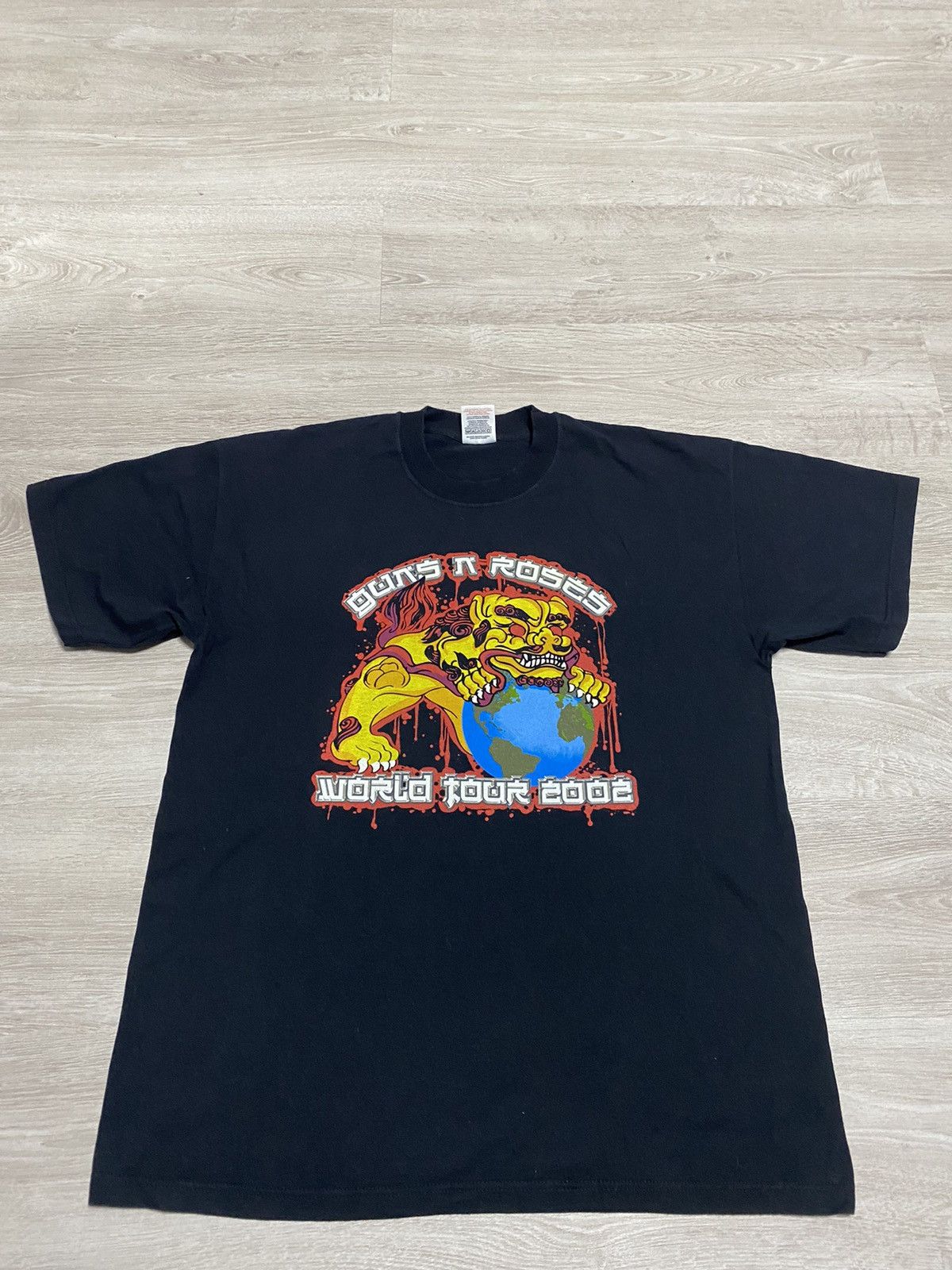 Guns N' Roses Vintage Guns n Roses world tour 2002 China dragon size XL Size US XL / EU 56 / 4 - 2 Thumbnail