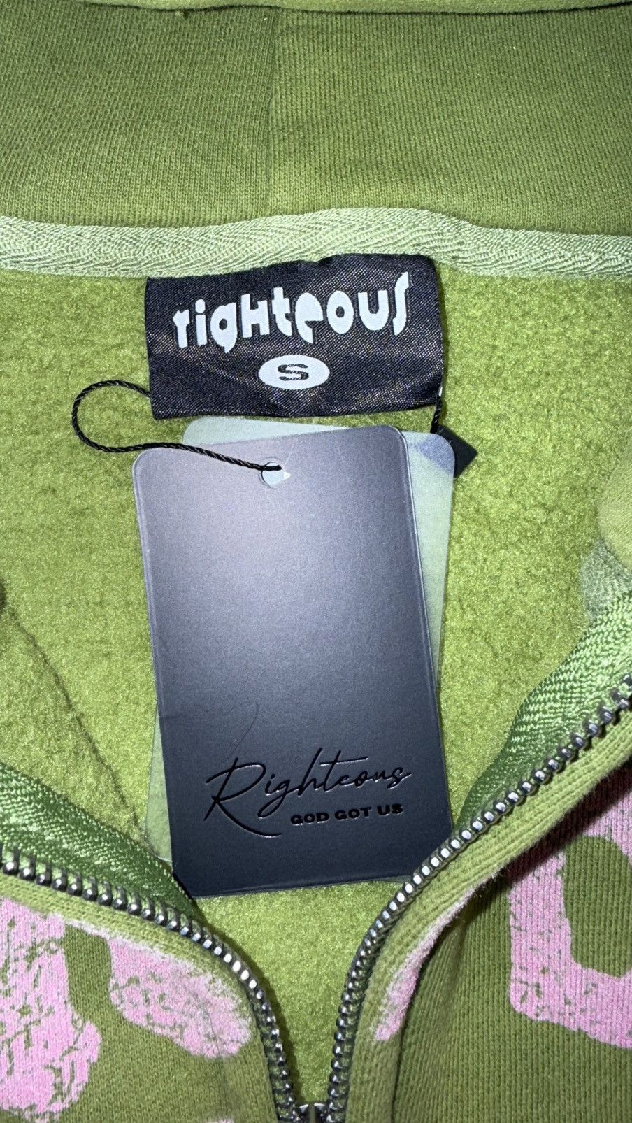 Other We Are Righteous Child Of God Zip Up Hoodie Size US M / EU 48-50 / 2 - 3 Thumbnail