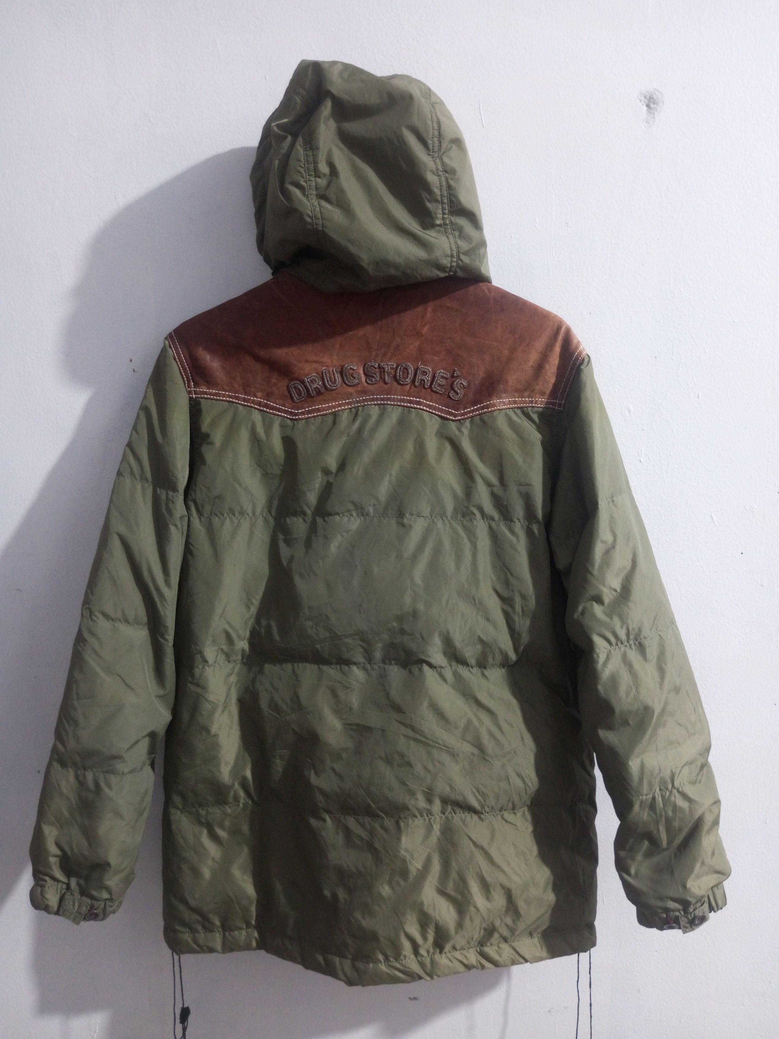 Japanese Brand Vintage drukstores multi pocket denim mix Parachute jacket Size US M / EU 48-50 / 2 - 10 Thumbnail