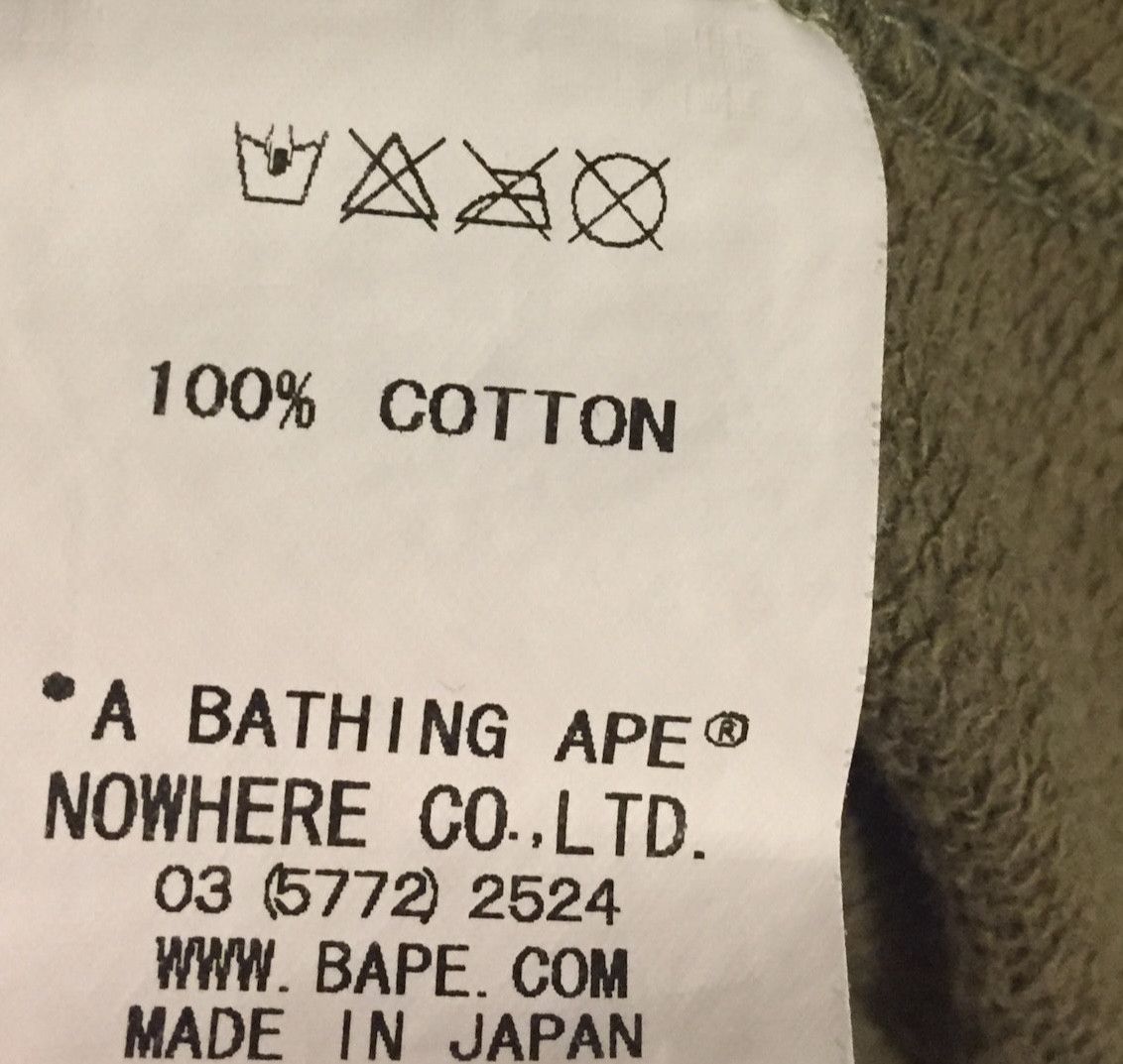 Bape Bape camo crew neck pullover sweatshirt Size US L / EU 52-54 / 3 - 5 Thumbnail