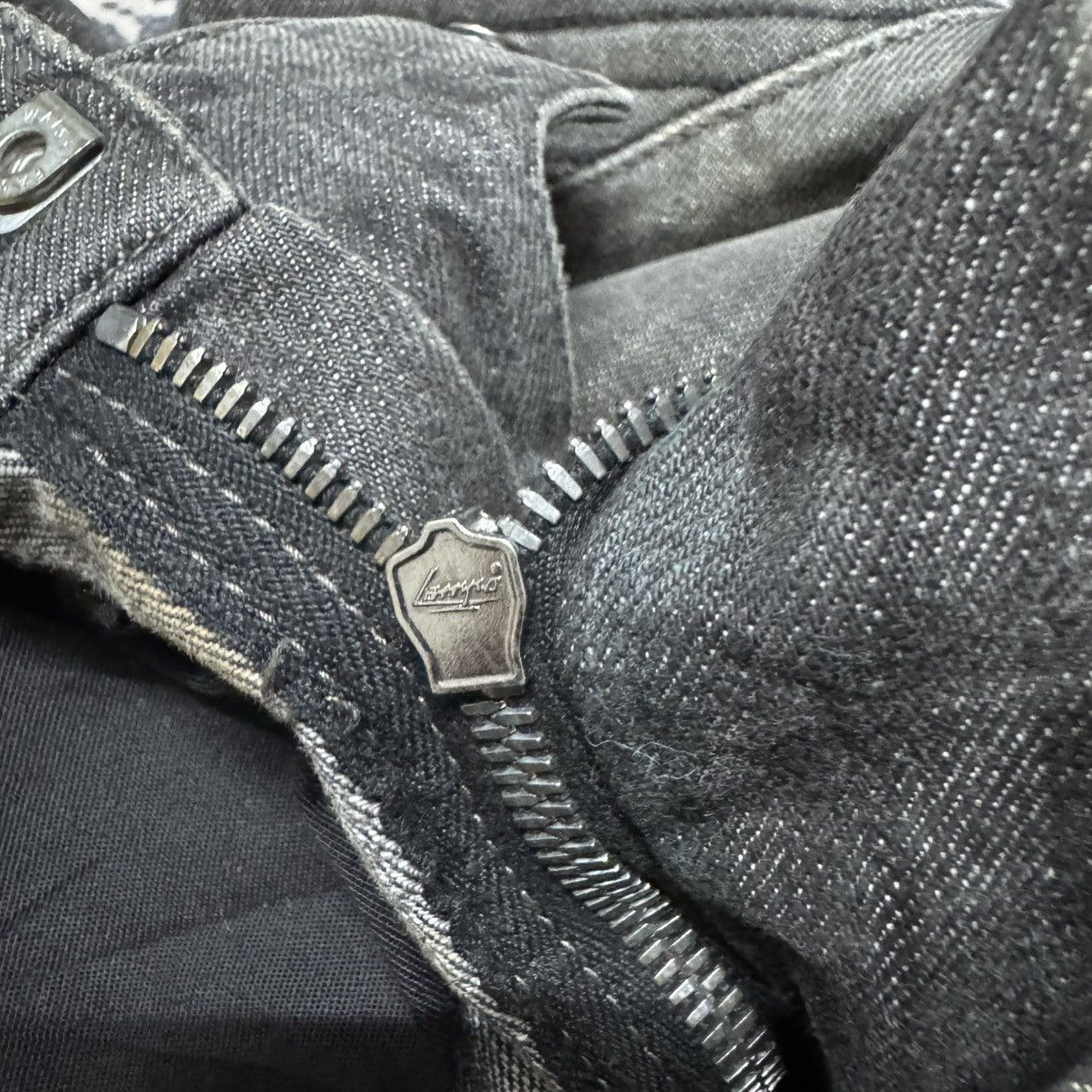 Balmain Decarnin era Classic Balmain Black Biker Jeans Distressed Size US 31 - 17 Thumbnail
