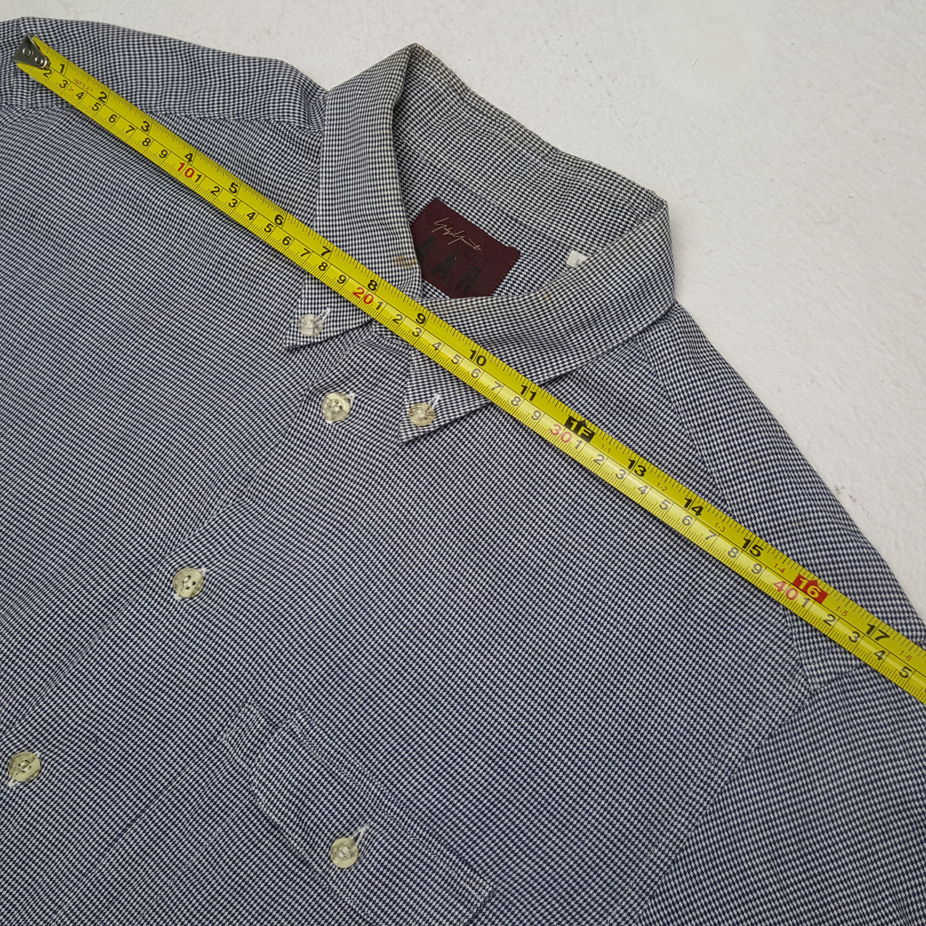 Yohji Yamamoto AAR by Yohji Yamamoto Japanese Designer Shirt RR14 Size US L / EU 52-54 / 3 - 4 Thumbnail