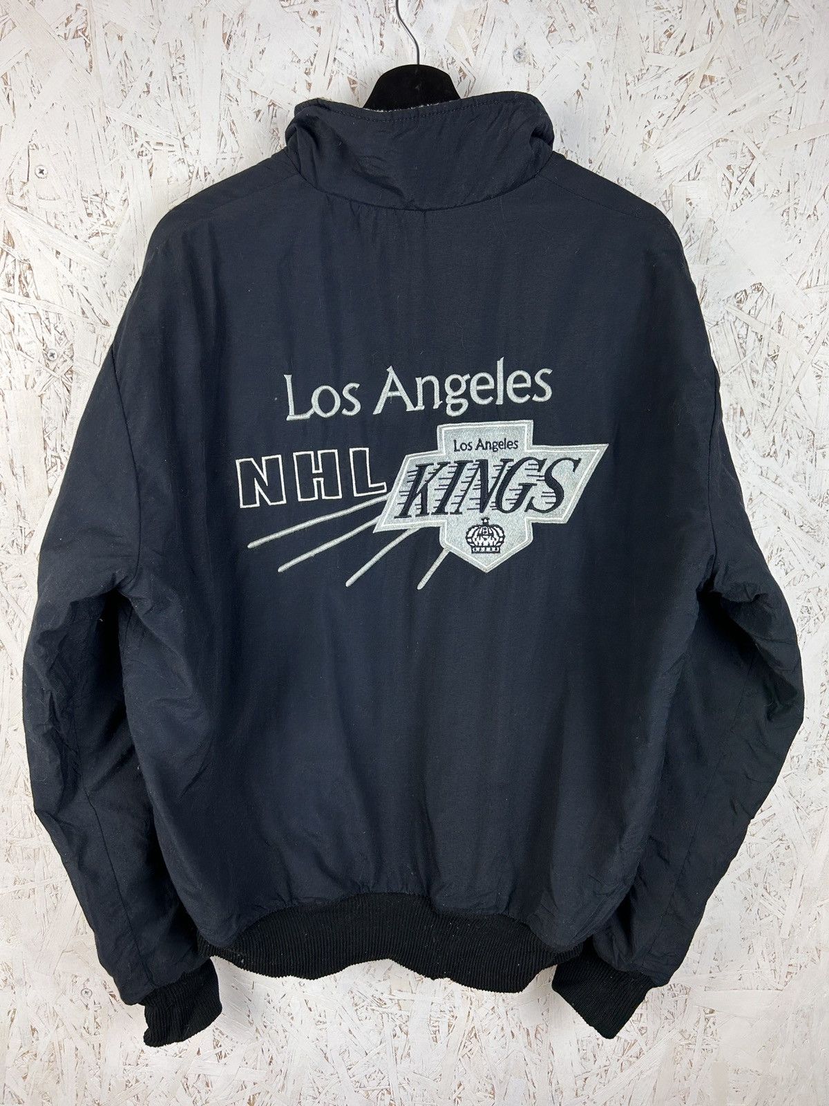 Delong 90s Vintage Delong NHL Los Angeles Kings Bomber Jacket Size US M / EU 48-50 / 2 - 6 Thumbnail