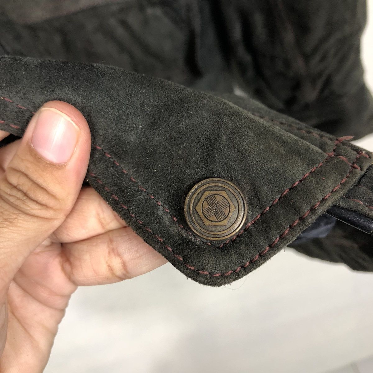 Japanese Brand × Vintage 📌Vintage Worker Hunting Leather Jacket Conceria Egeria Size US M / EU 48-50 / 2 - 17 Thumbnail