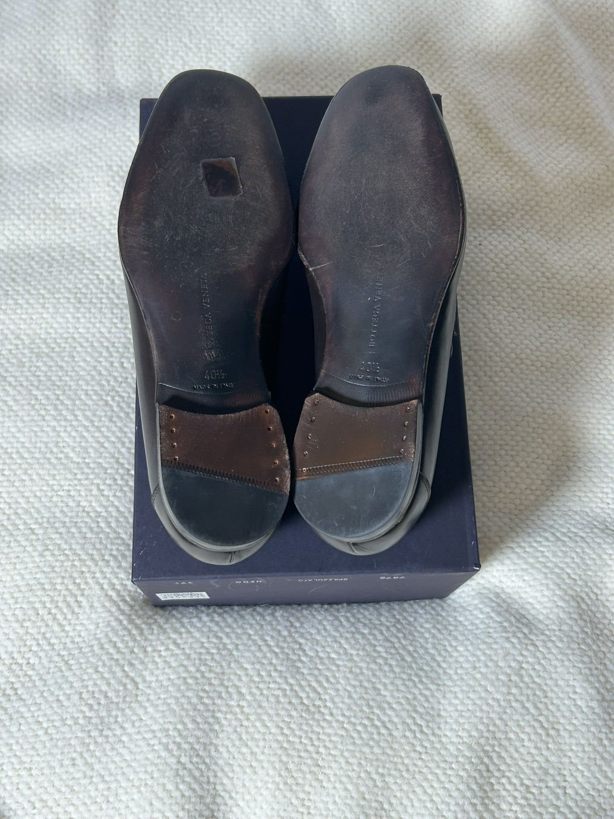 Bottega Veneta 2000s Vintage Bottega Veneta Intrecciato Leather Loafers Size US 7.5 / EU 40-41 - 9 Thumbnail