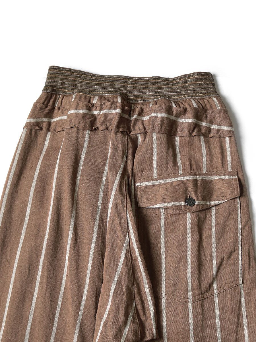Kapital Kapital Linen phillips stripe aviator suit cut pants Size US 34 / EU 50 - 4 Thumbnail