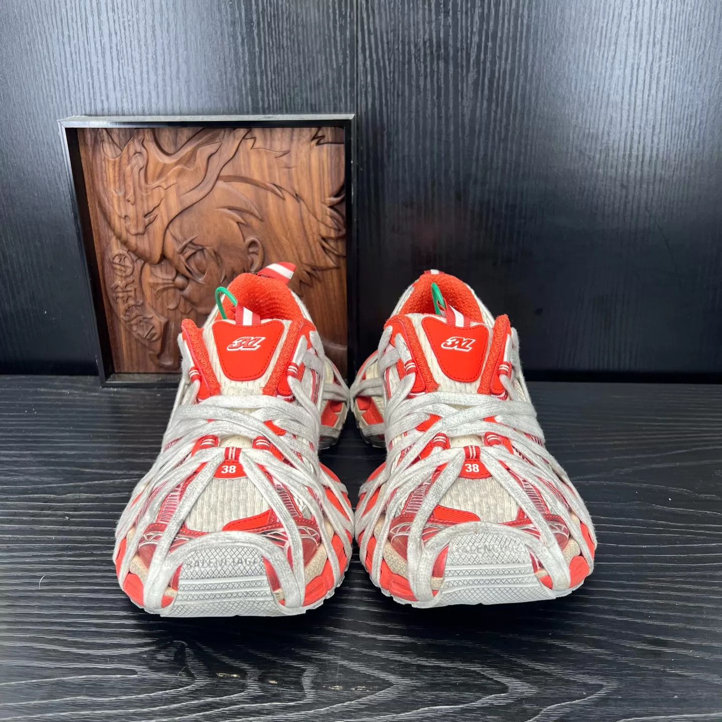 Balenciaga Balenciaga 3XL Crazy Strap Red 38 Worn Once Size US 7.5 / IT 37.5 - 5 Thumbnail
