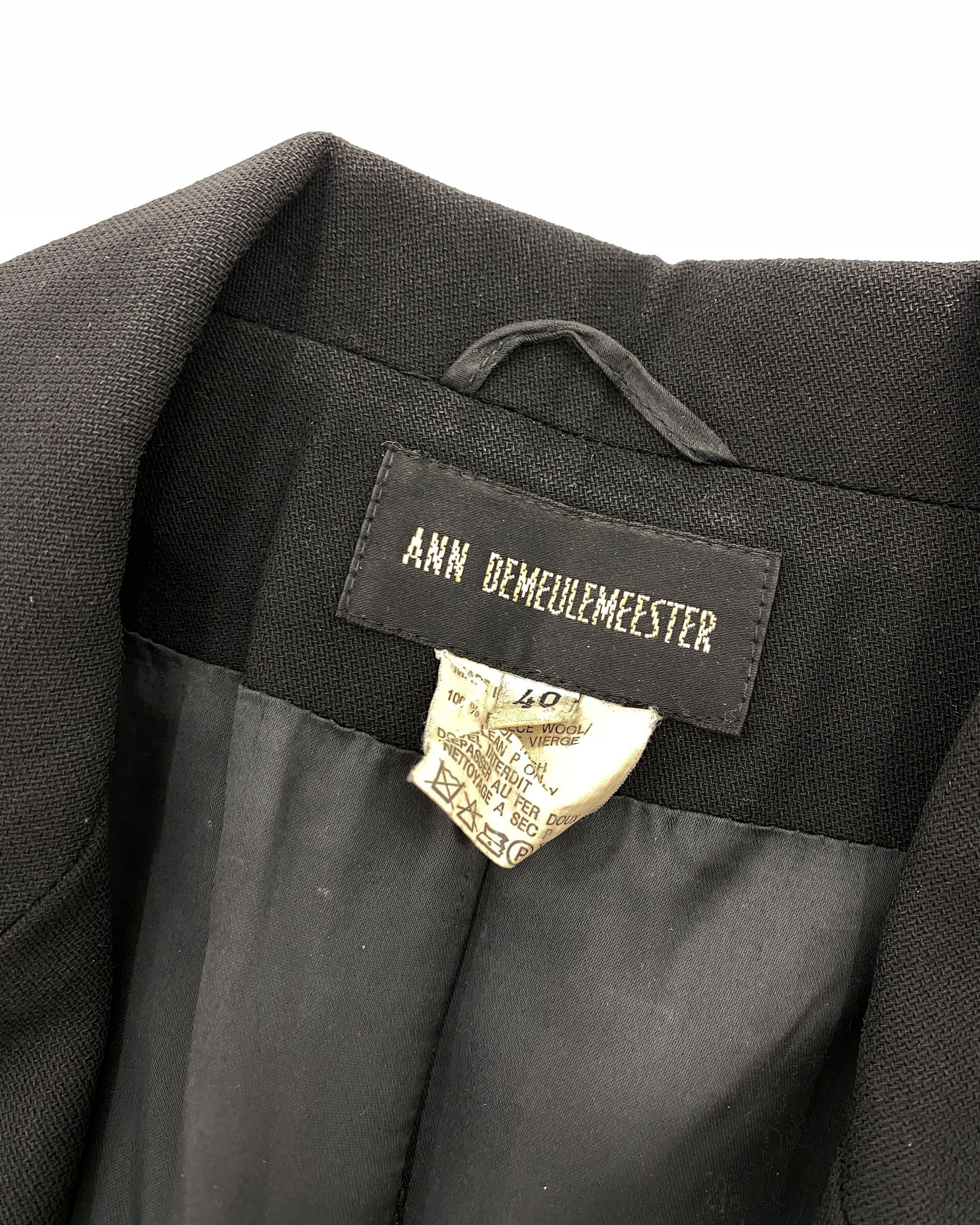 Ann Demeulemeester AW1987 Wool Coat Size XS / US 0-2 / IT 36-38 - 9 Thumbnail