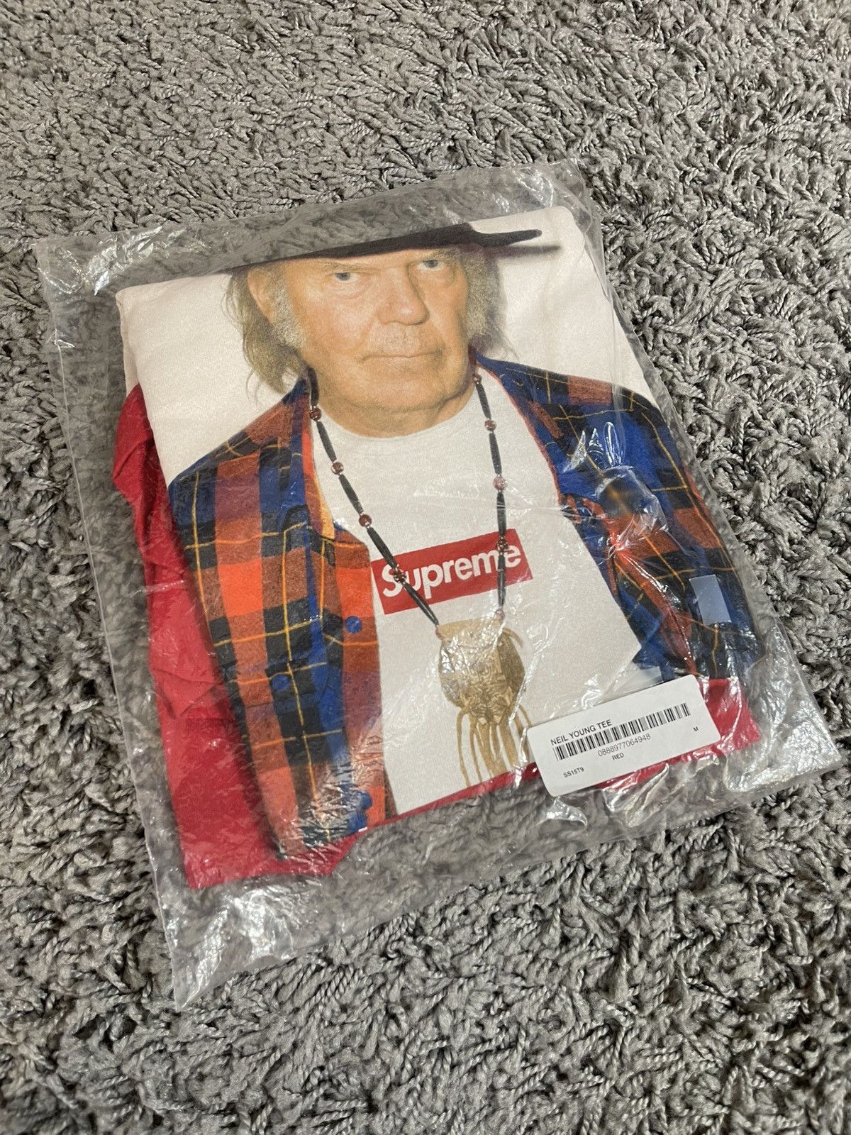 Supreme 2015SS Supreme Neil Young Photo Tee Red Size US M / EU 48-50 / 2 - 2 Thumbnail