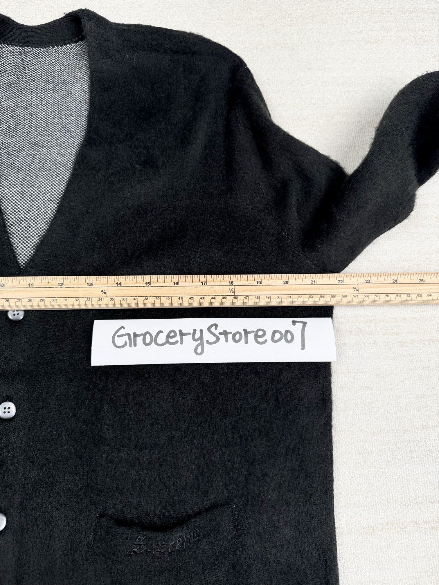 Supreme Supreme Brushed Checkerboard Cardigan Size US S / EU 44-46 / 1 - 5 Thumbnail