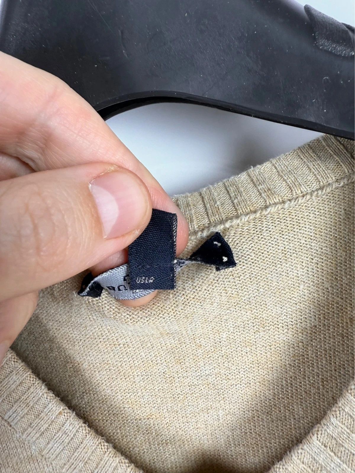Burberry Burberry Vintage Men Pullover Cotton V-Neck Italy size M Size US M / EU 48-50 / 2 - 10 Thumbnail