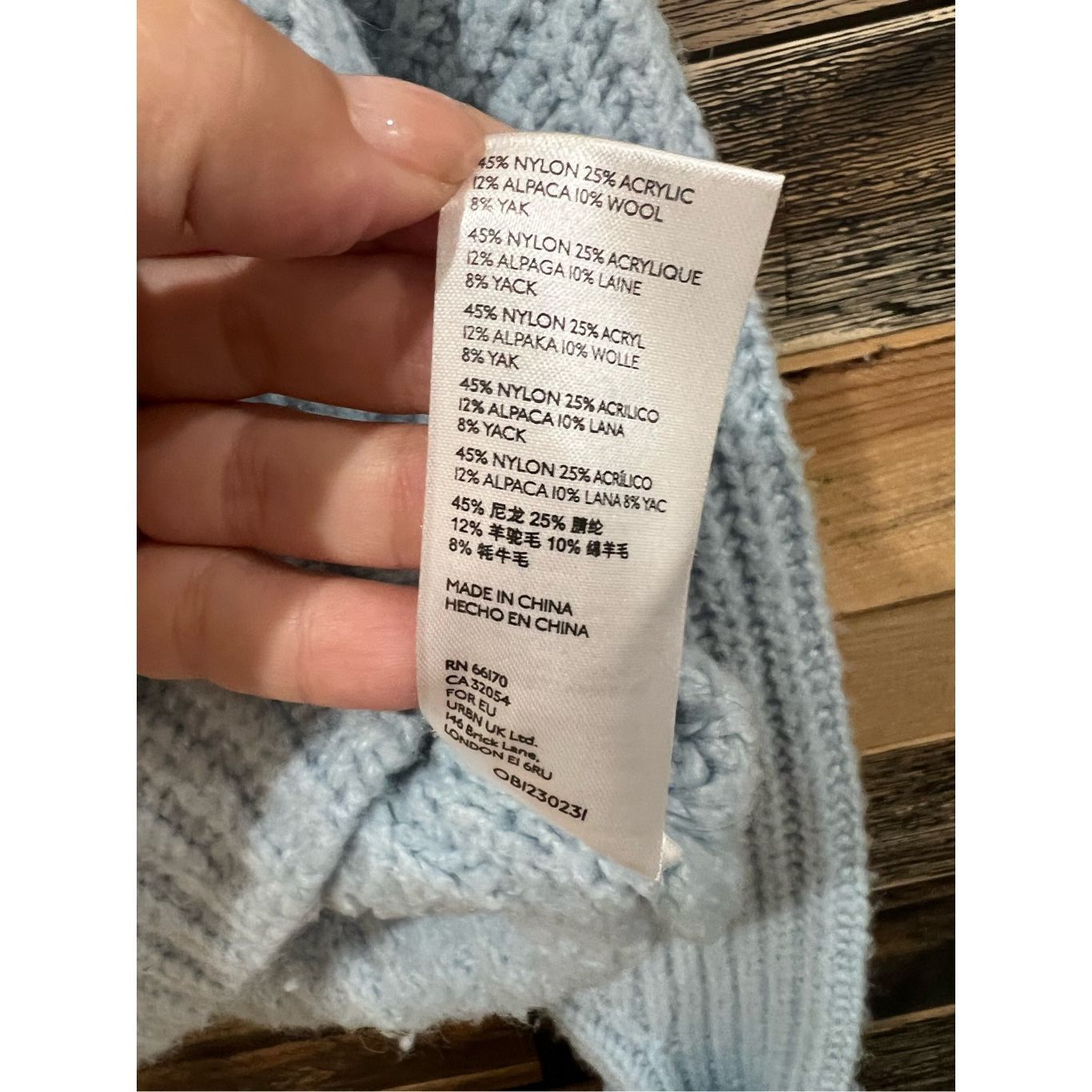 Anthropologie Anthropologie Maeve Athena Cowl Neck Blue Sweater sz S Size S / US 4 / IT 40 - 7 Thumbnail