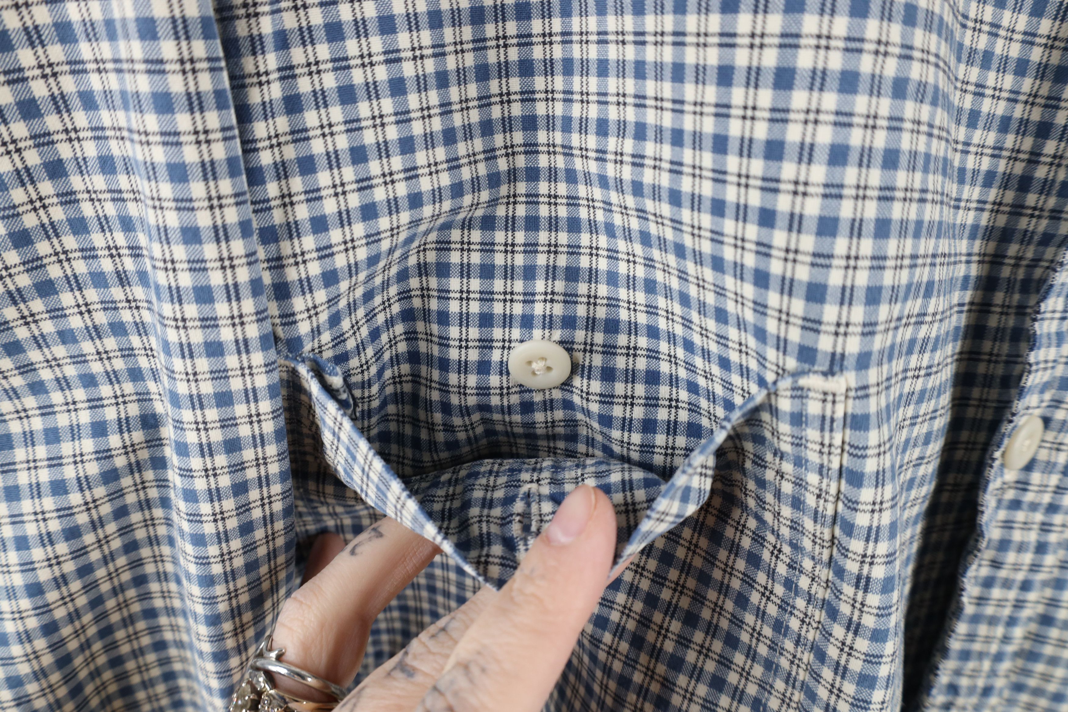 Abercrombie & Fitch × Vintage Vintage 90s Abercrombie & Fitch Collared Button Shirt Plaid Size US XL / EU 56 / 4 - 4 Thumbnail