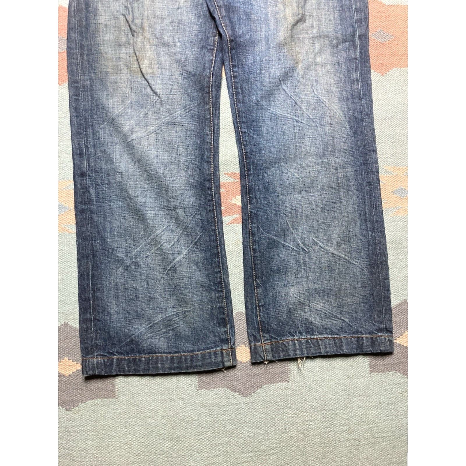 Sean John VINTAGE Sean John Jeans Hip Hop Baggy Wide-Leg 38x34 Men blue Size US 38 / EU 54 - 6 Thumbnail