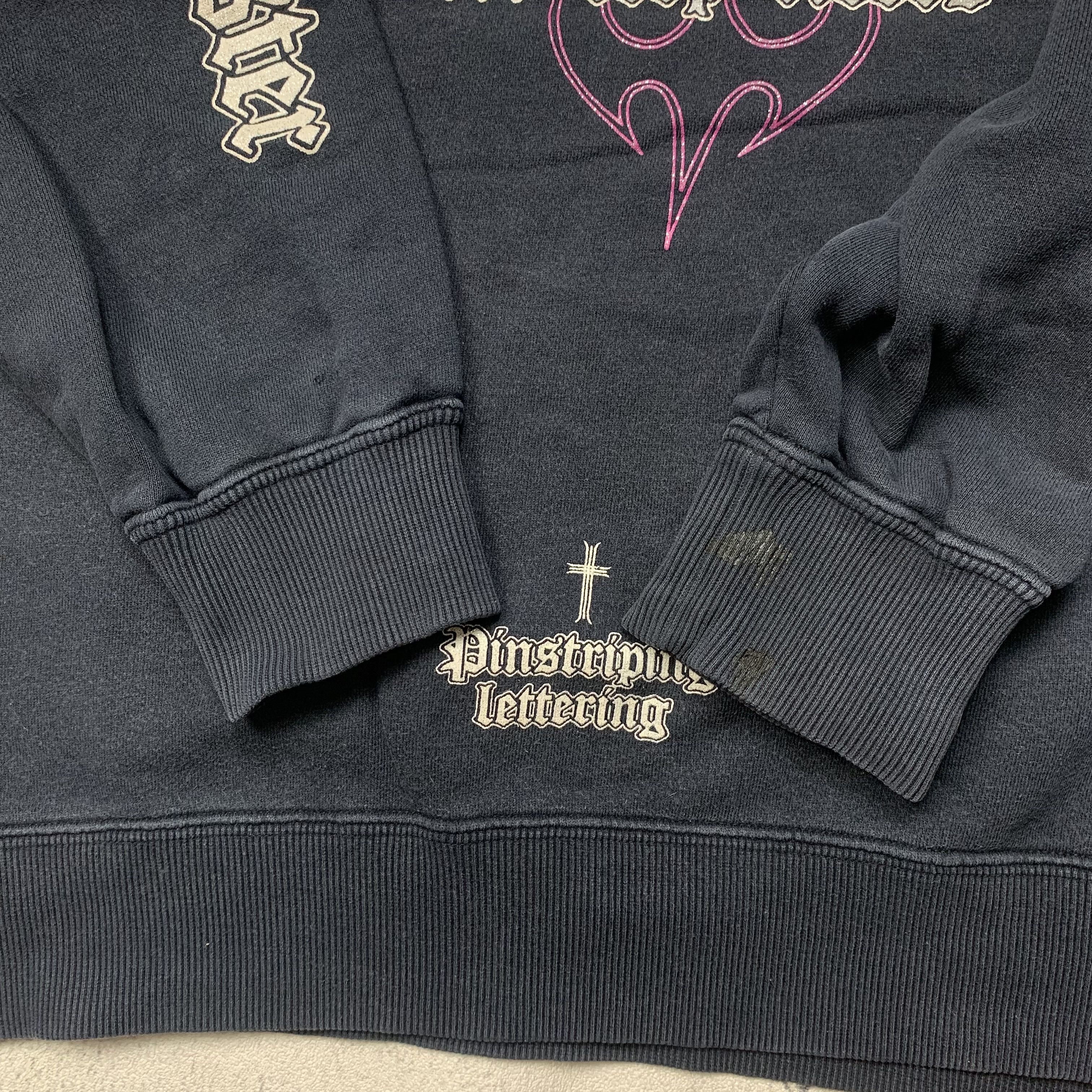 Japanese Brand Modern Label Pinstrip Deep Riders Sweatshirt Crewneck Y2K Size US L / EU 52-54 / 3 - 10 Thumbnail