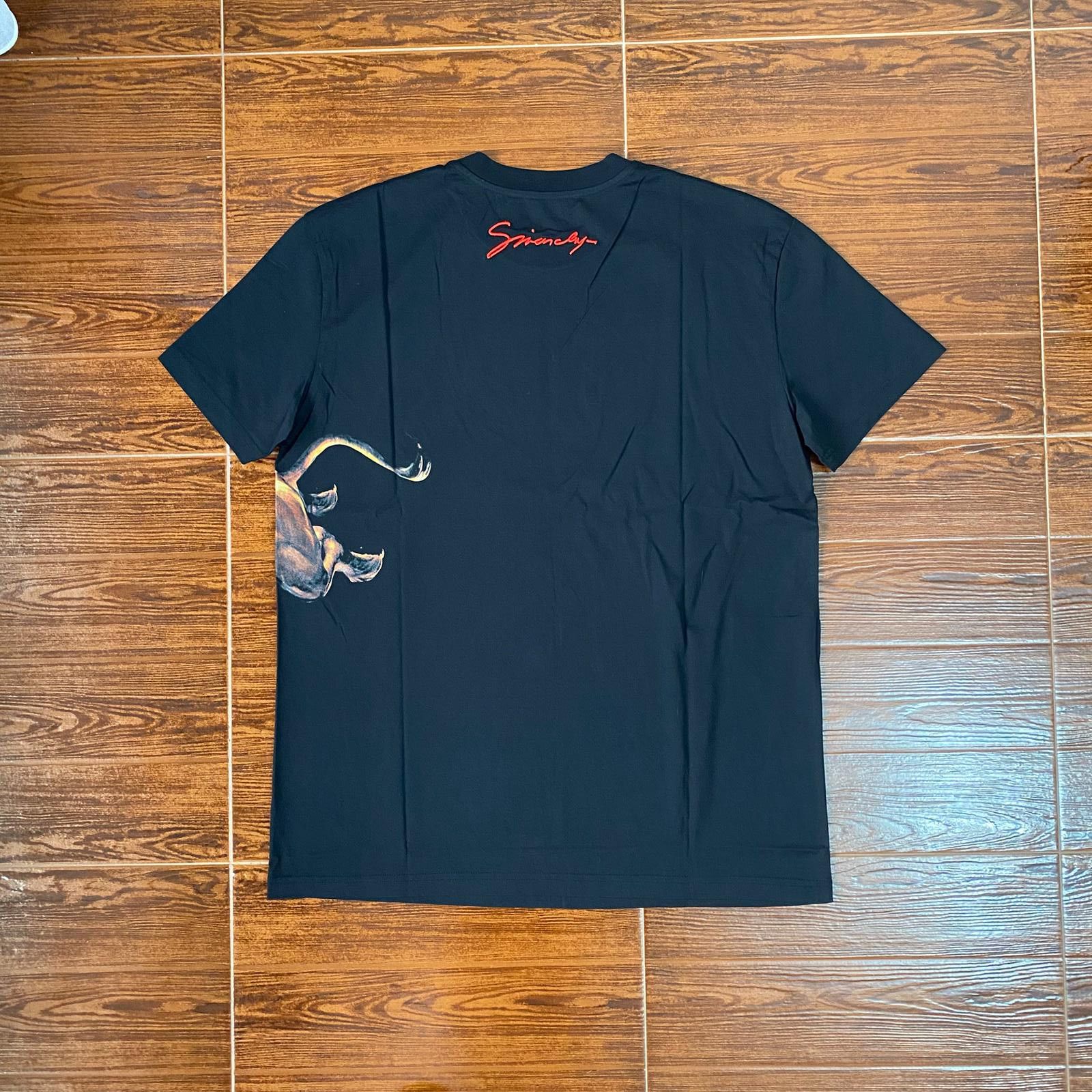 Givenchy Black Lion Print Signature Logo Oversized T-Shirt Size US XS / EU 42 / 0 - 5 Thumbnail