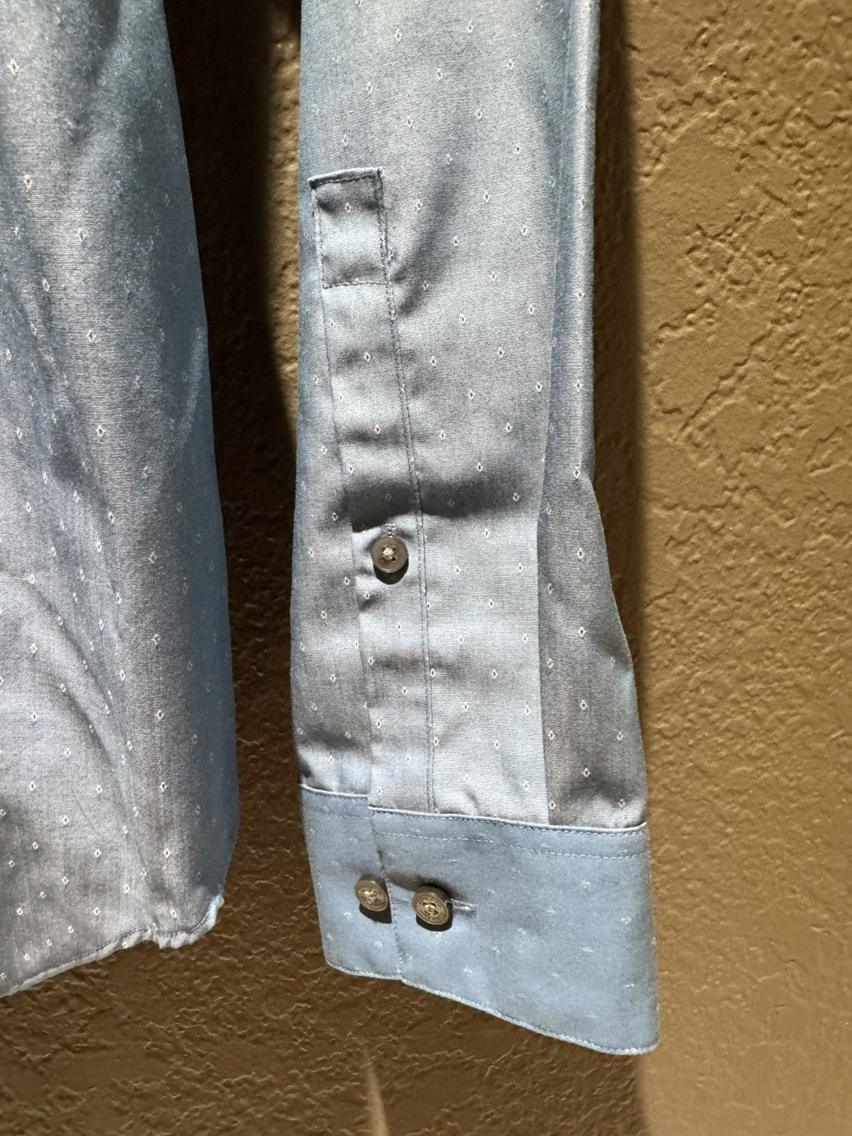 Calvin Klein Vintage Blue Calvin Klein Slim Fit Buttin Down Shirt 15 1/2 Size US M / EU 48-50 / 2 - 6 Thumbnail