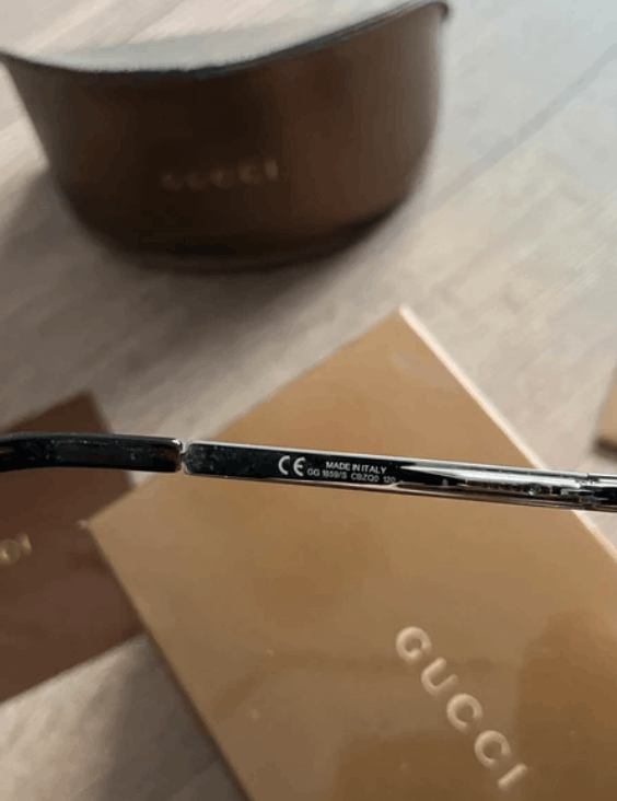 Gucci GUCCI Sunglasses GG1859 Wrap Shield Sport Mask GG Vintage Size ONE SIZE - 5 Thumbnail