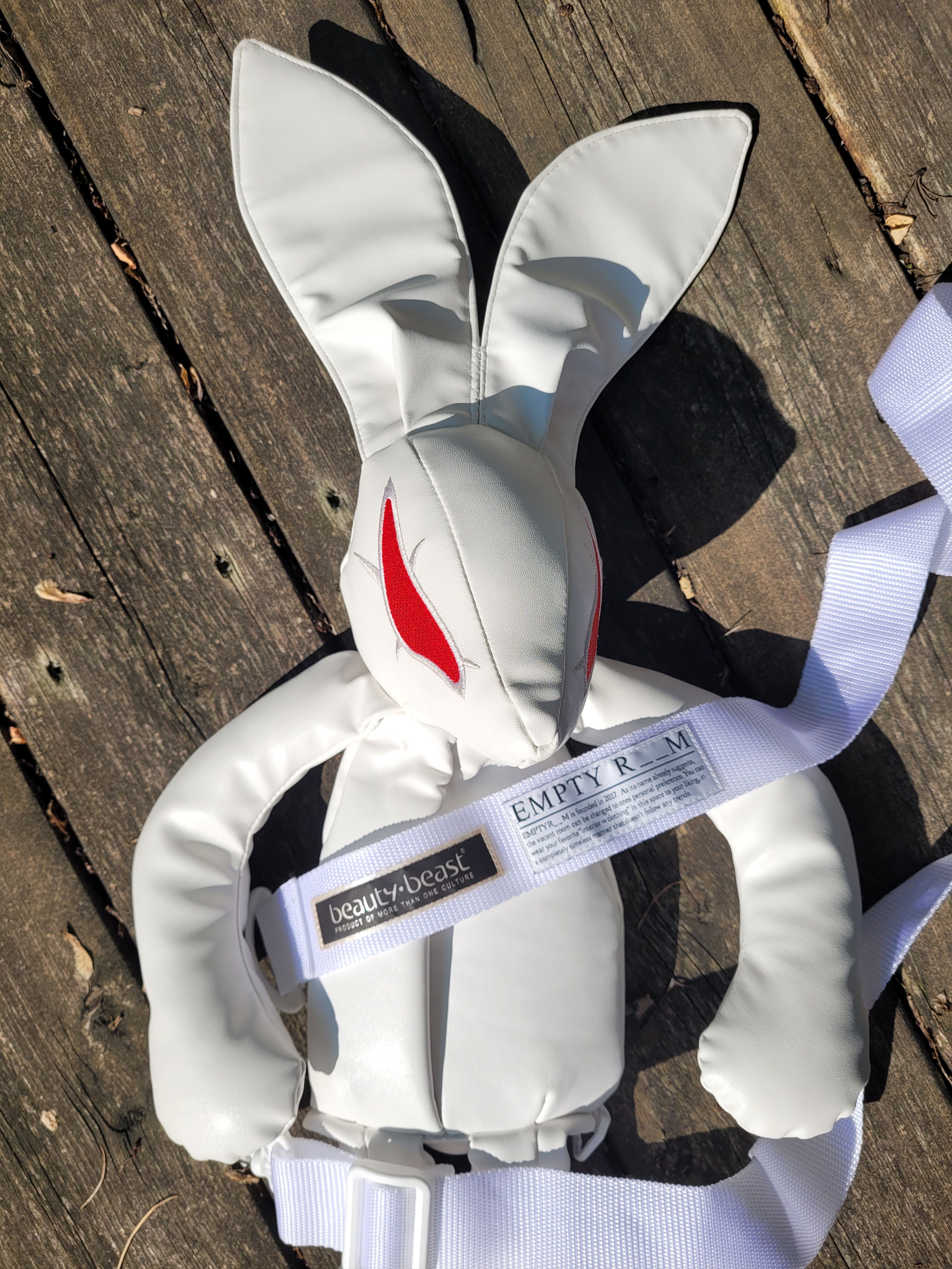 beauty:beast EMPTY R-M ホワイトバッグ　ラビット Beauty Beast Beauty Beast x Empty Room White Bunny Rabbit Bag